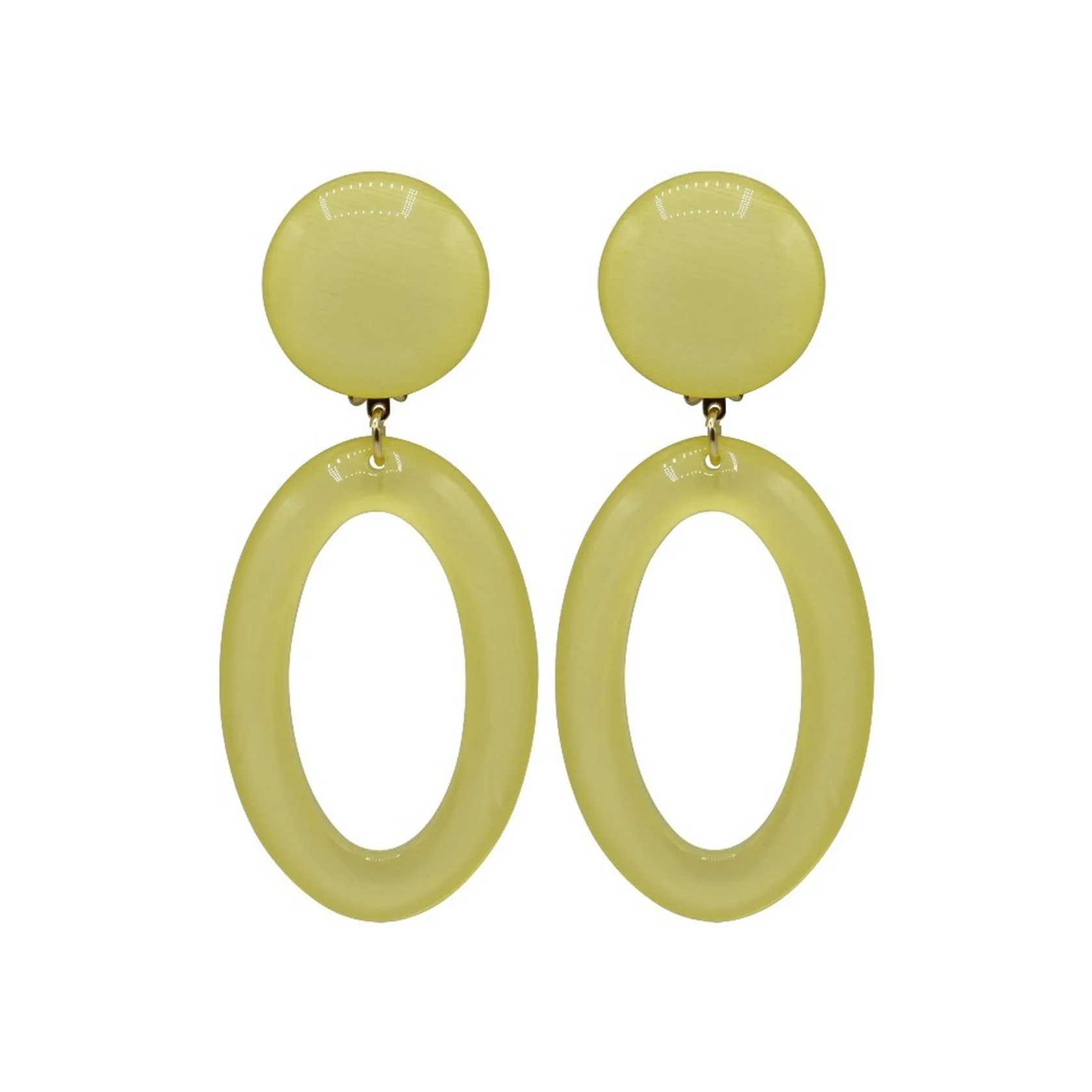 Boucles D'Oreilles Sydney - Jaune - Image 2