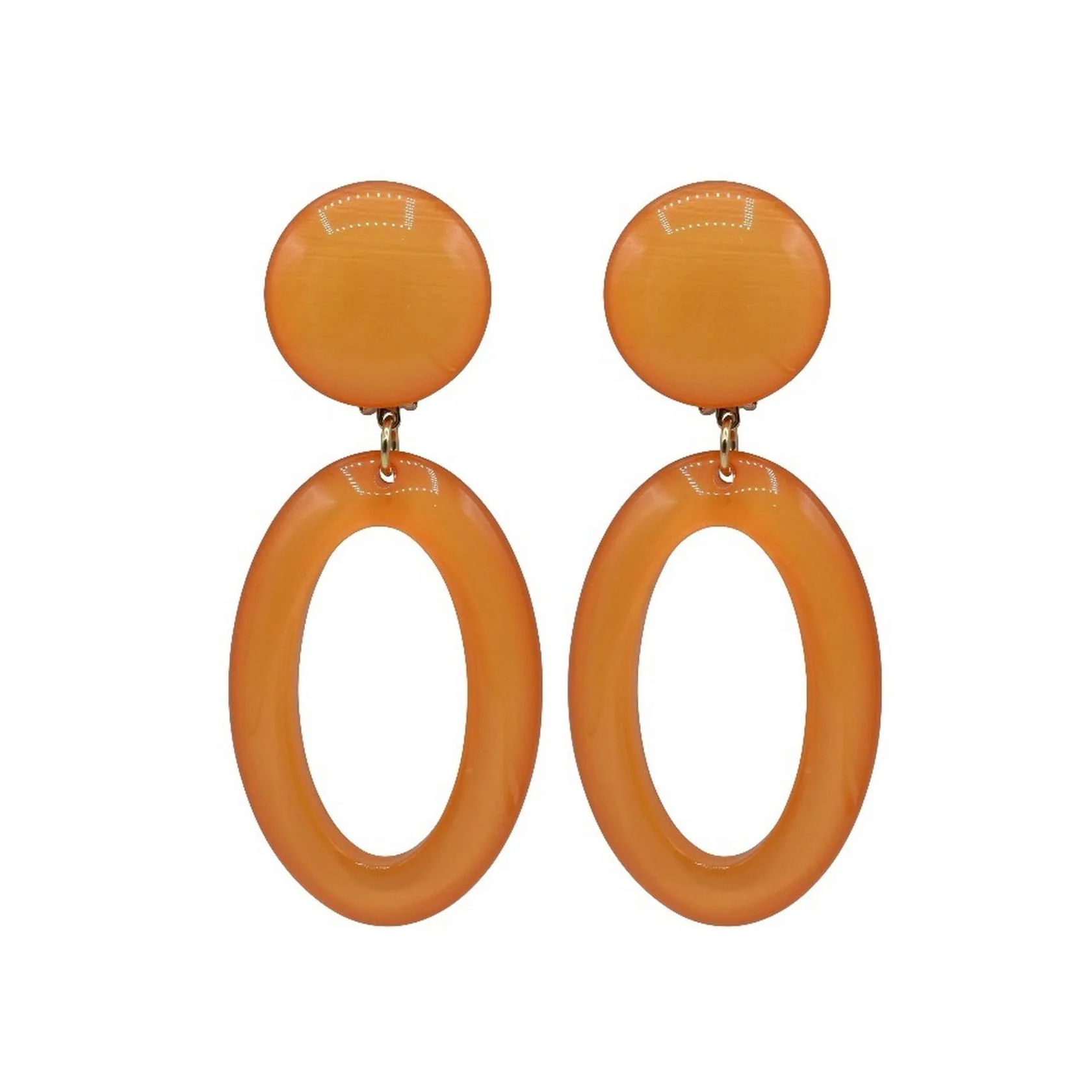 Boucles D'Oreilles Sydney - Orange - Image 2