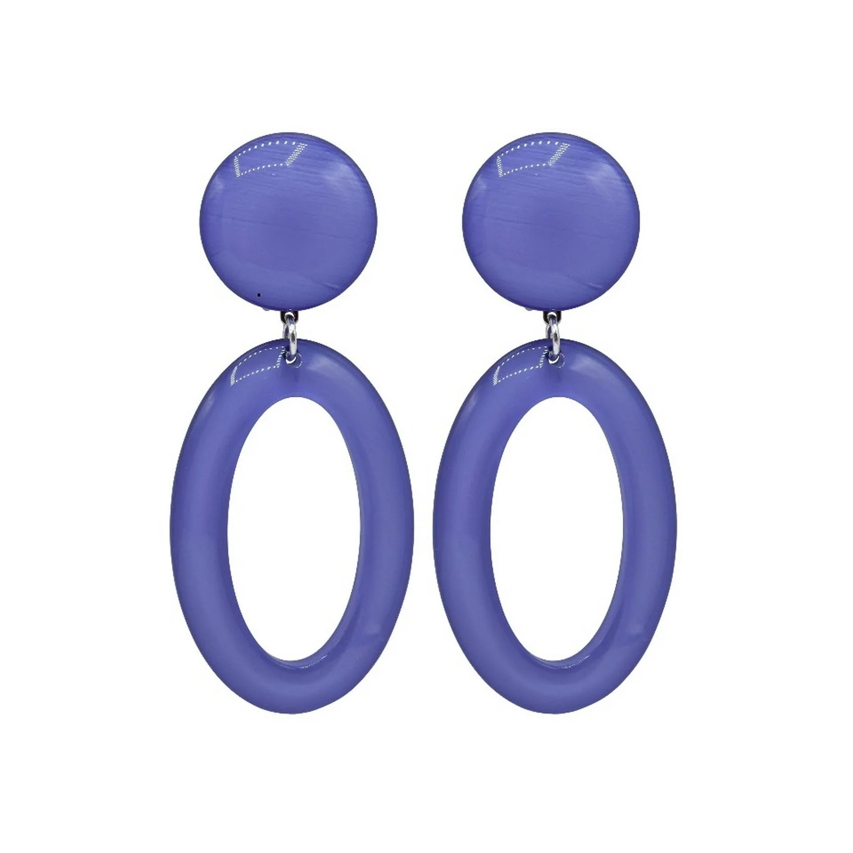 Boucles D'Oreilles Sydney - Violet - Image 2