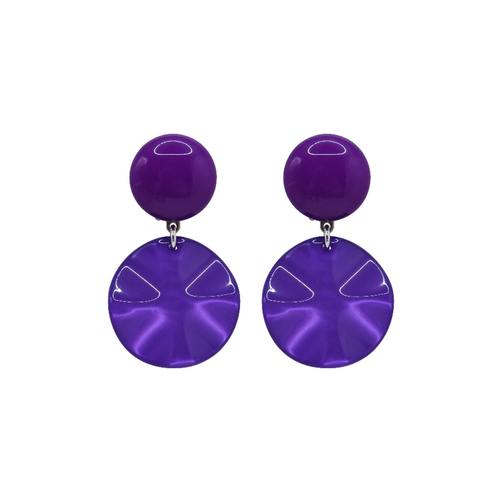 Boucles D'Oreilles Venus Xs - Violet - Image 2