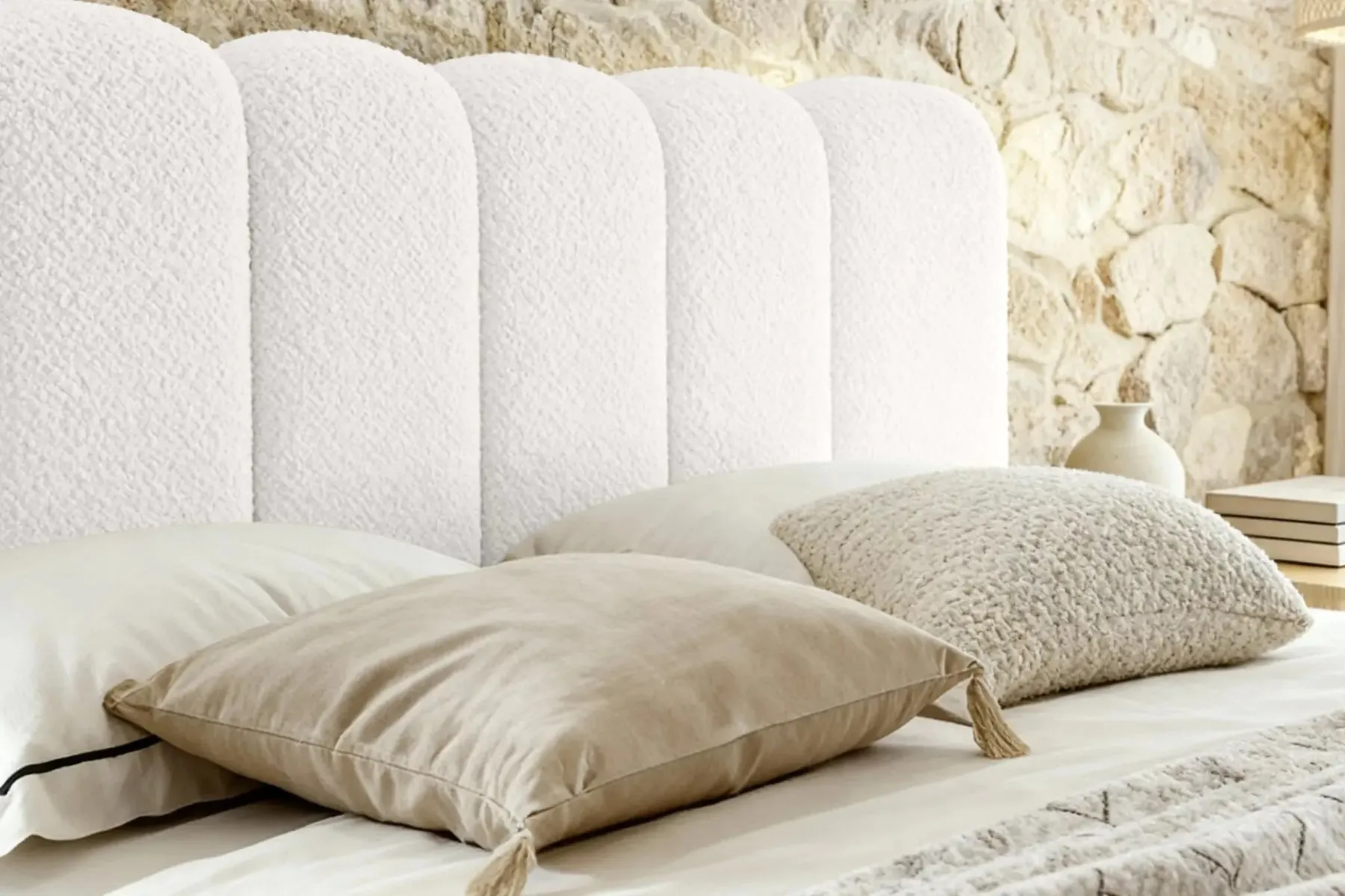 Garance - Lit Coffre Tissu Chenille 140X200Cm - Image 14