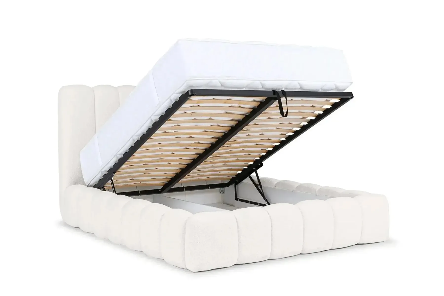Garance - Lit Coffre Tissu Chenille 140X200Cm - Image 19
