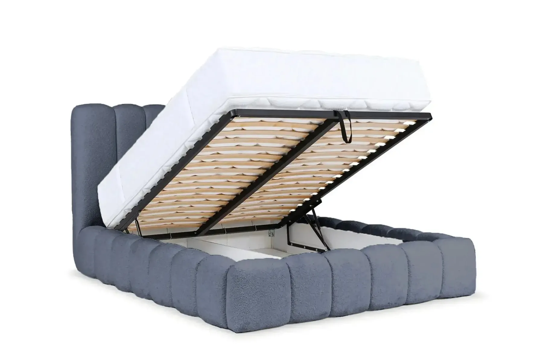 Garance - Lit Coffre Tissu Chenille 140X200Cm - Image 28