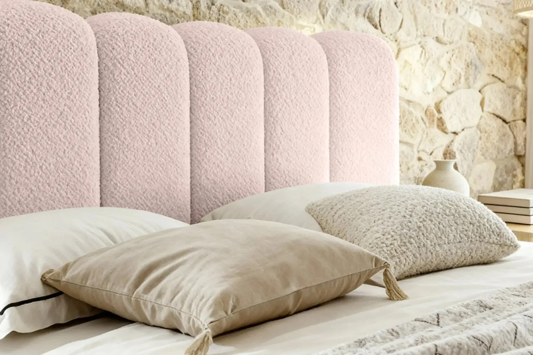 Garance - Lit Coffre Tissu Chenille 140X200Cm - Image 53