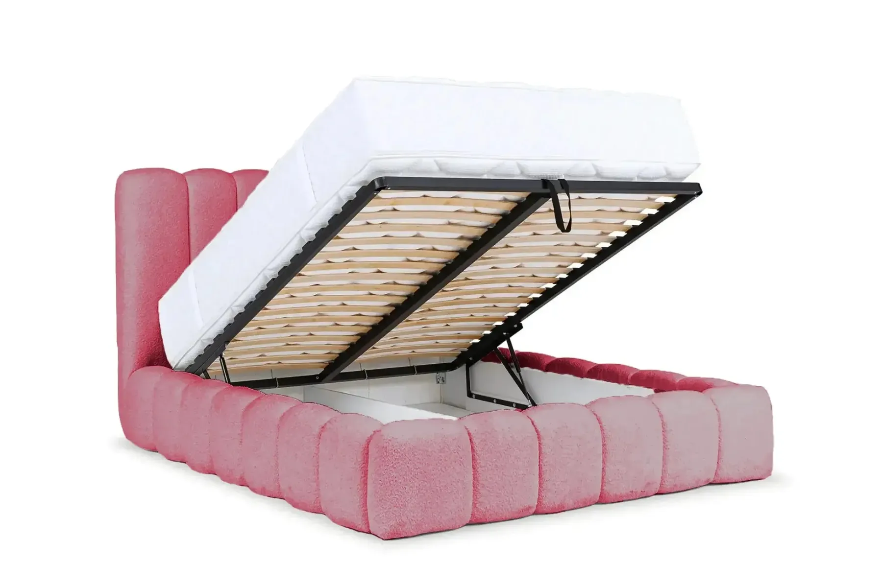 Garance - Lit Coffre Tissu Chenille 140X200Cm - Image 76