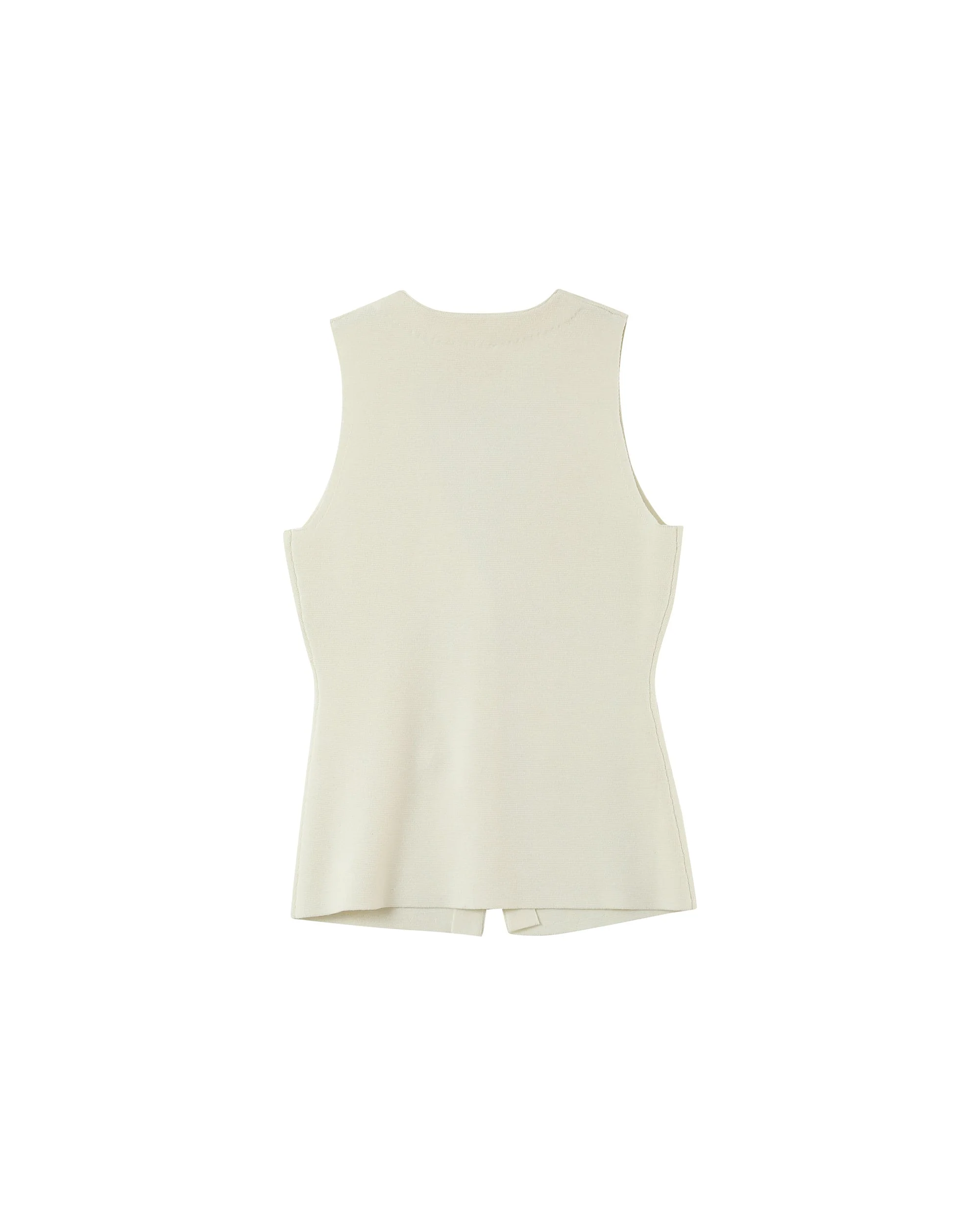 Gilet Panama - Ecru - Image 8