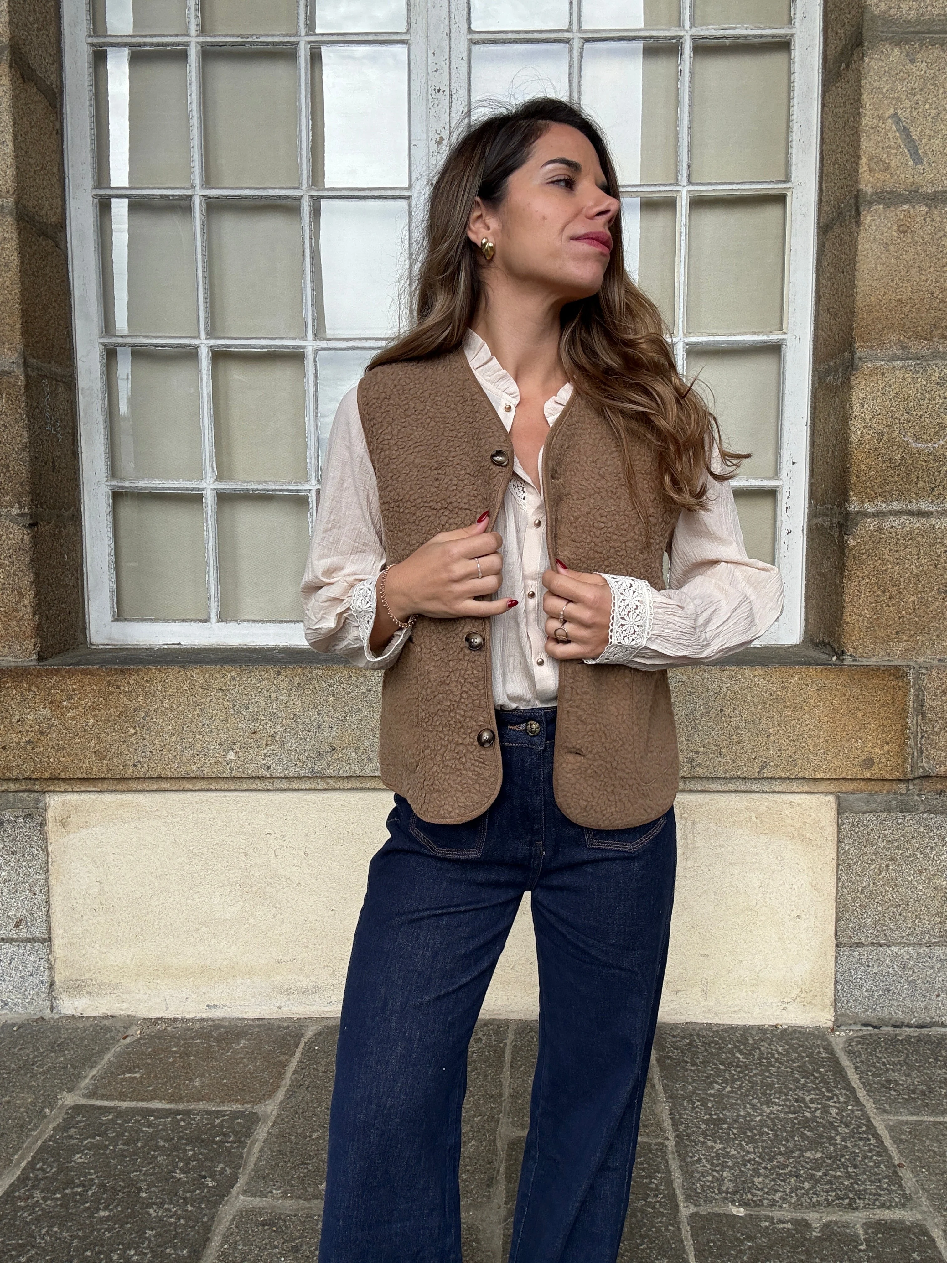 Gilet Berger Arianne Camel - Image 3