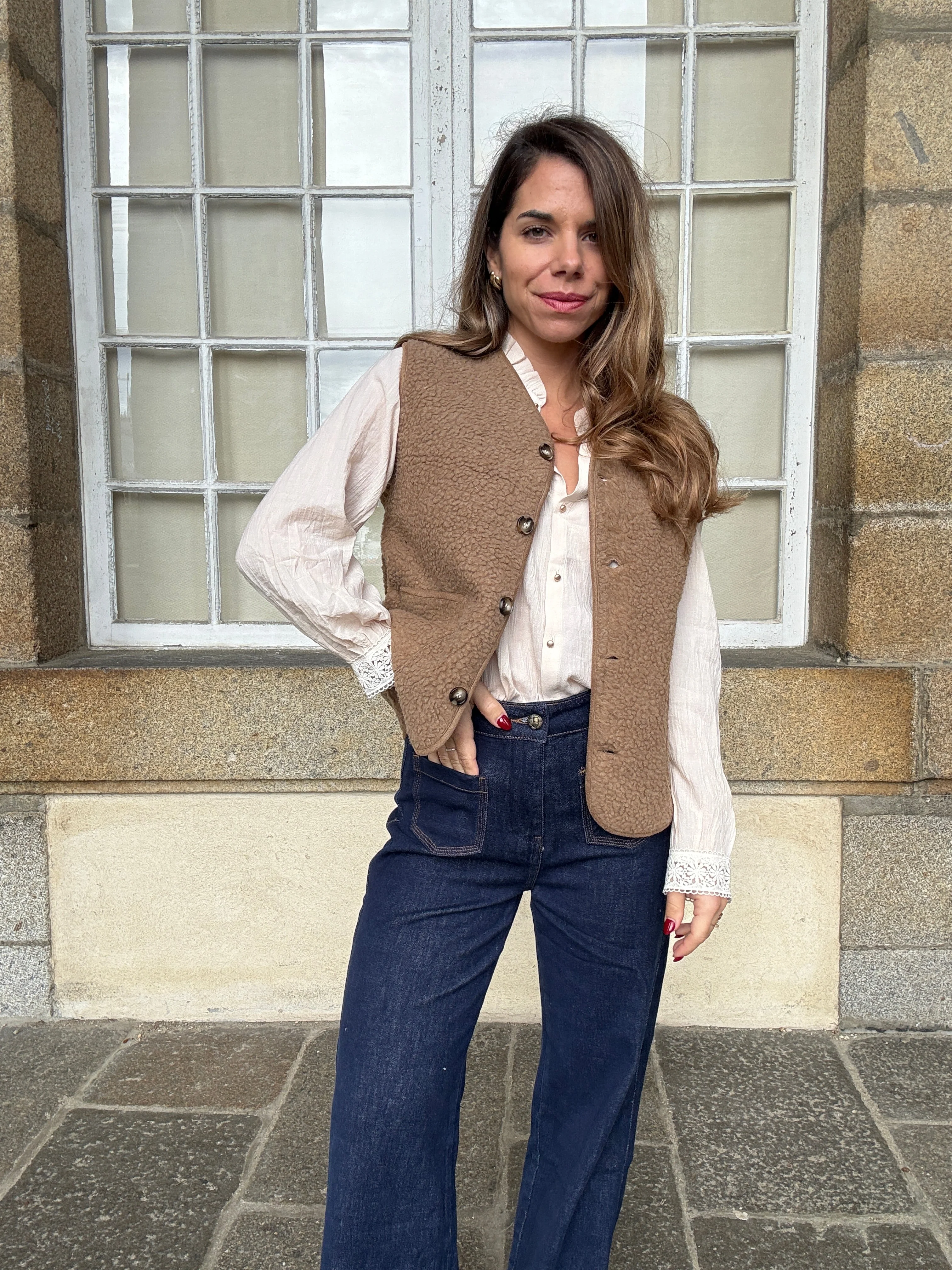 Gilet Berger Arianne Camel - Image 6
