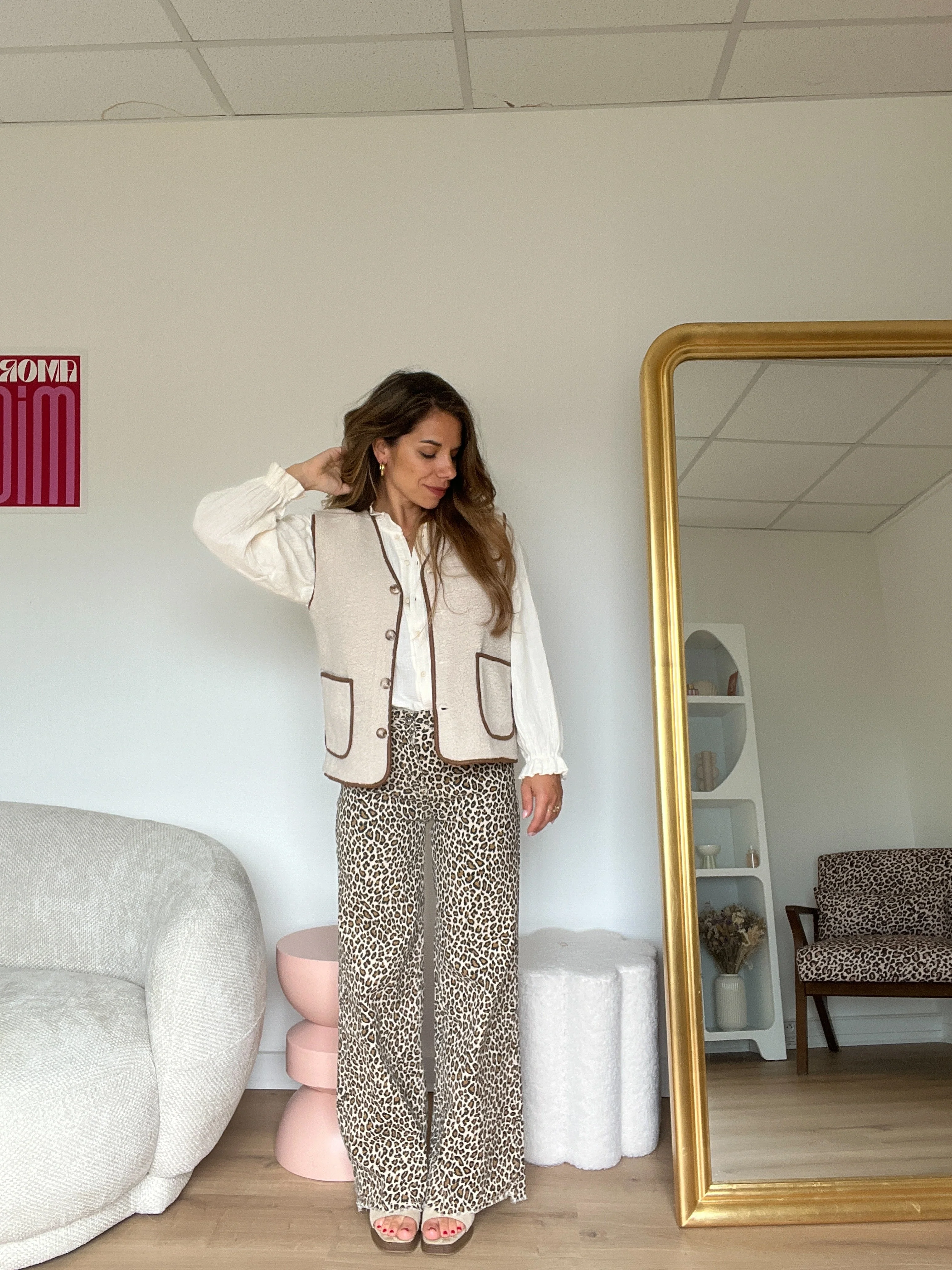Gilet Berger Laura Beige - Image 2