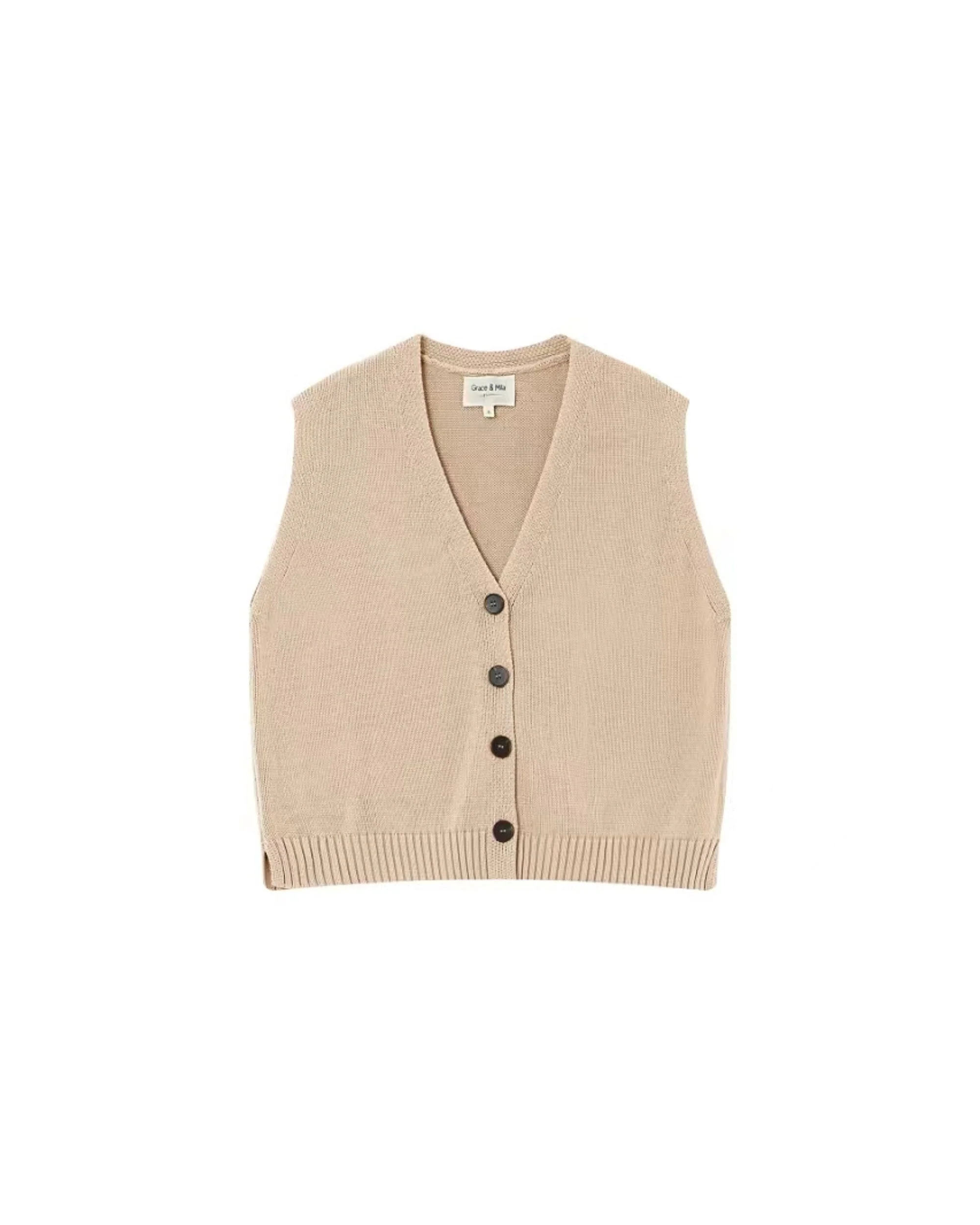 Cardigan Pancake - Ecru - Image 6