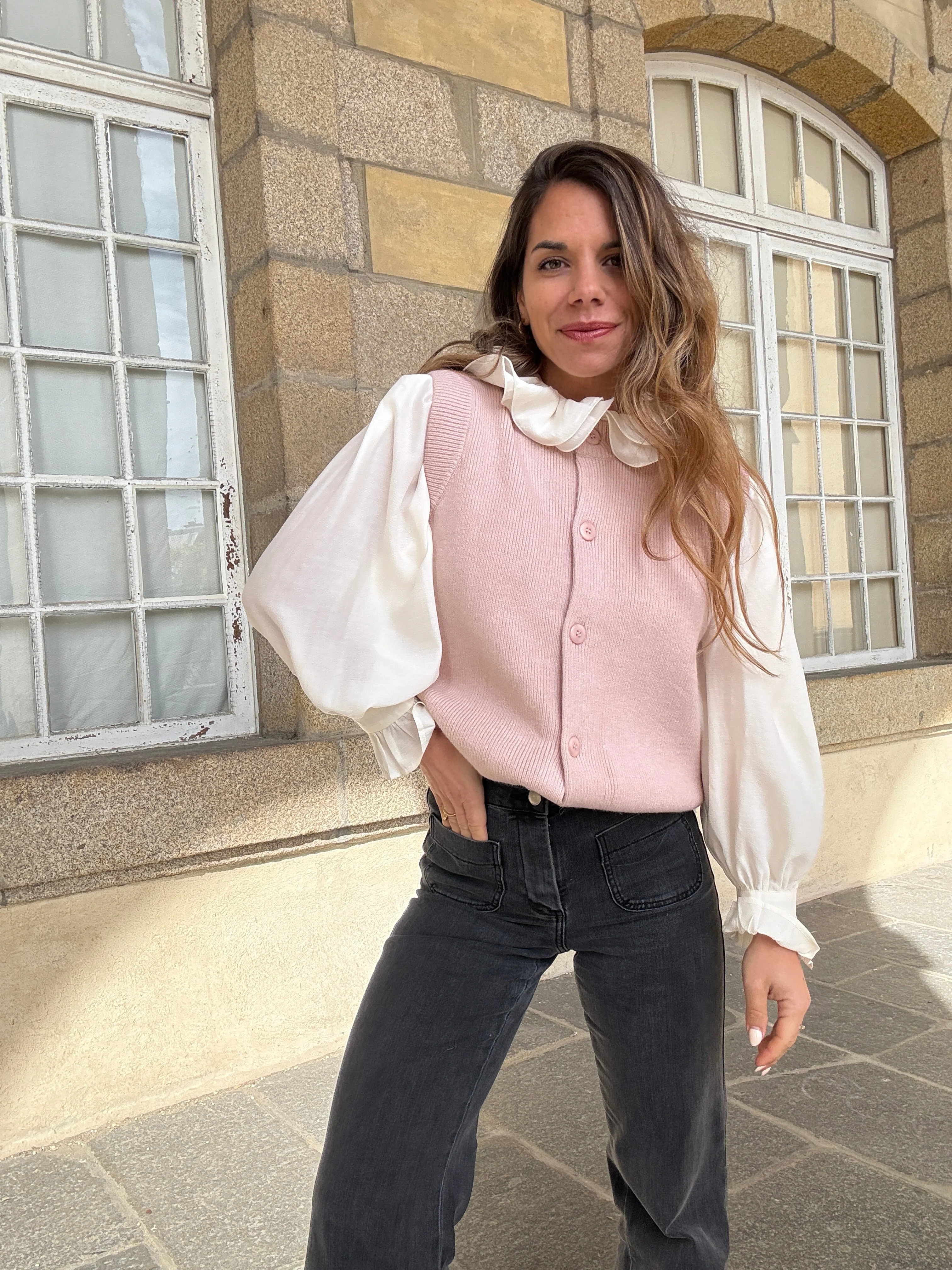 Gilet Sans Manches Rosa - Image 2