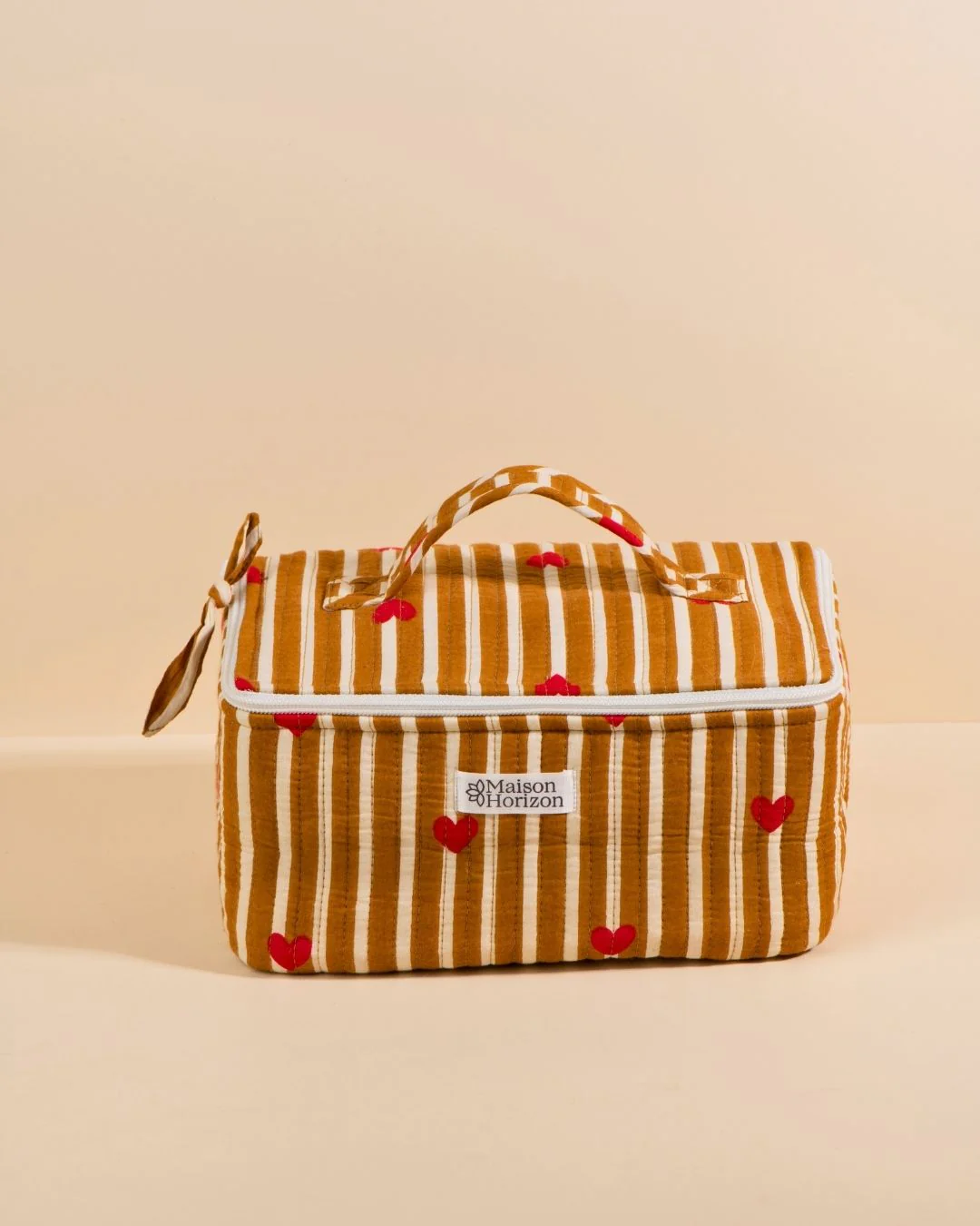 Glacière Lunch Box Neela - Coeurs Beige - Image 2