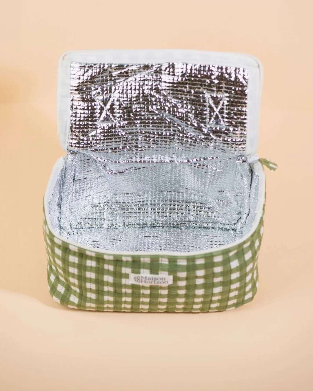 Glacière Lunch Box Neela - Vichy Kaki - Image 2