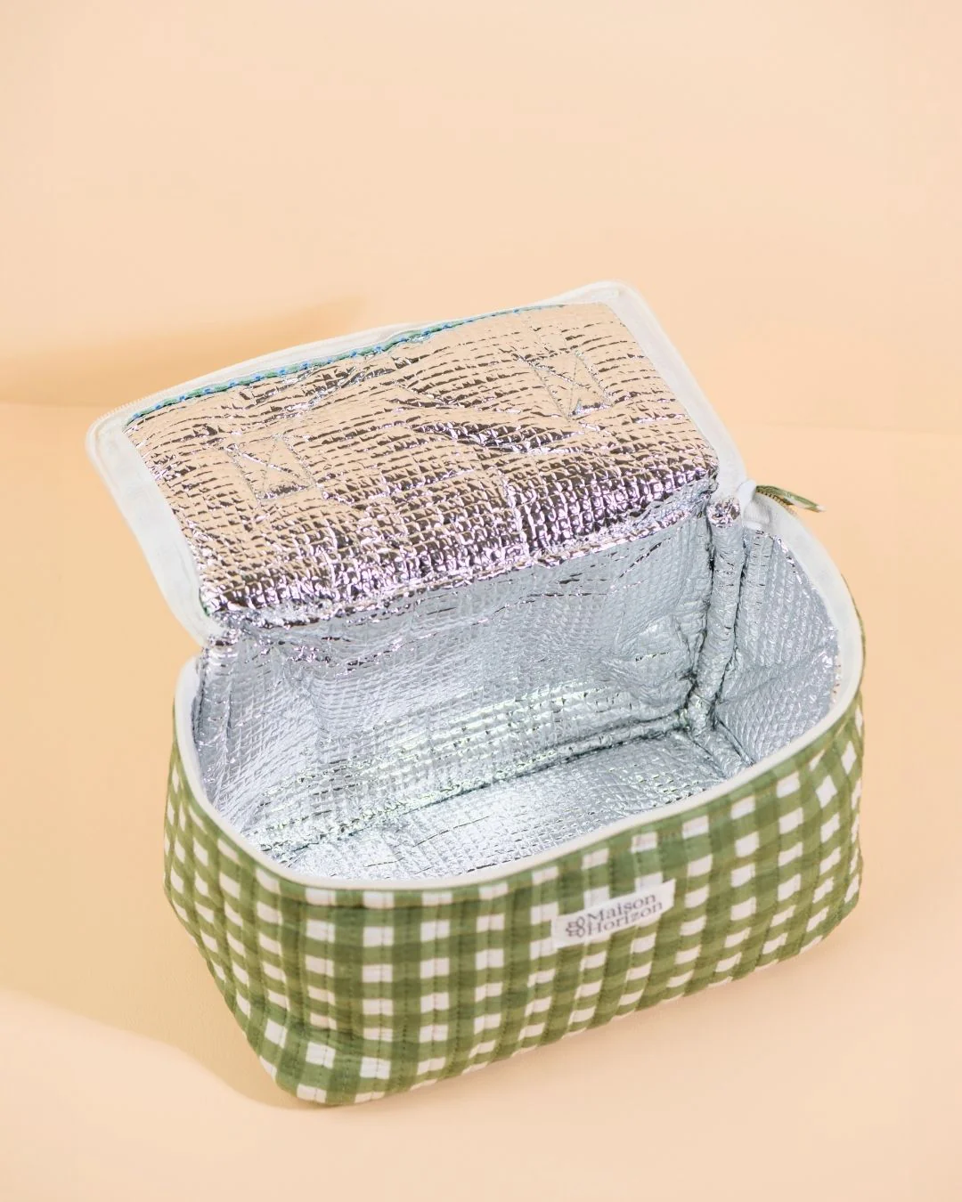 Glacière Lunch Box Neela - Vichy Kaki - Image 3