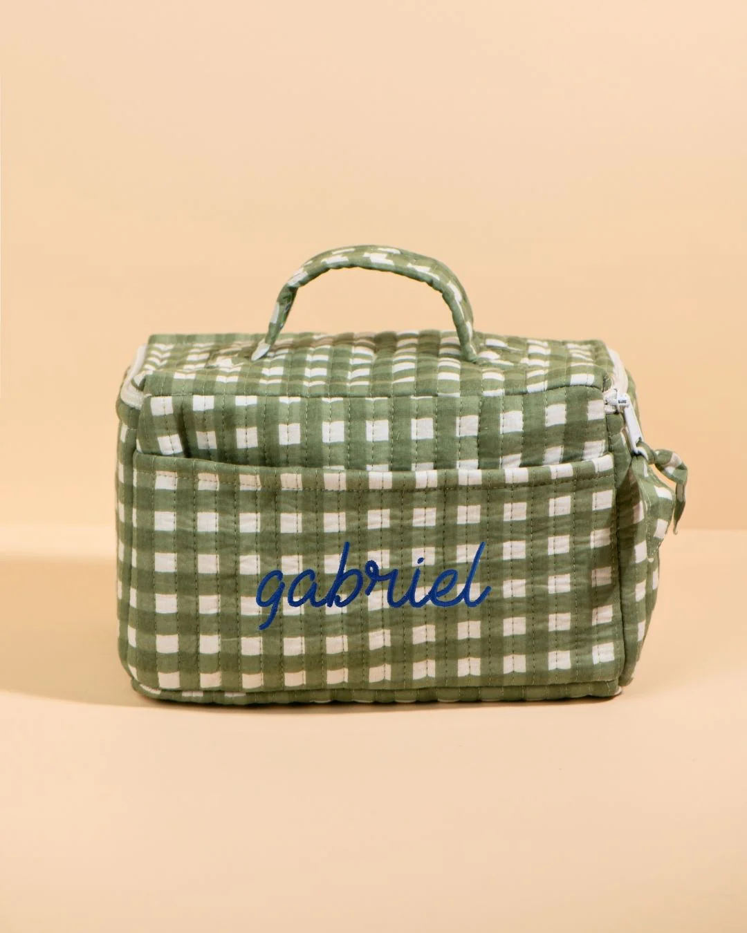 Glacière Lunch Box Neela - Vichy Kaki - Image 4