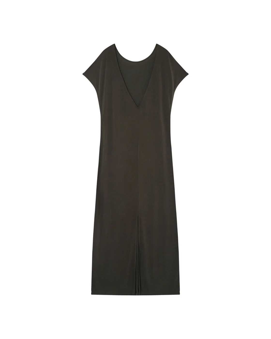 Robe Mi-Longue Peace - Kaki - Image 2