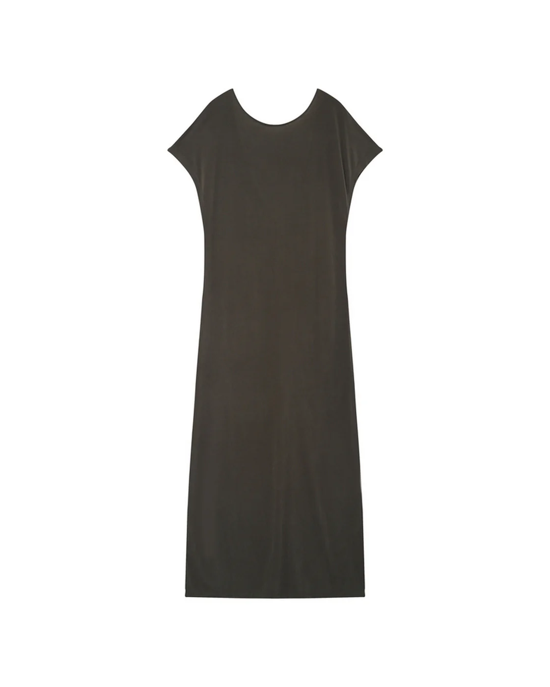 Robe Mi-Longue Peace - Kaki - Image 3