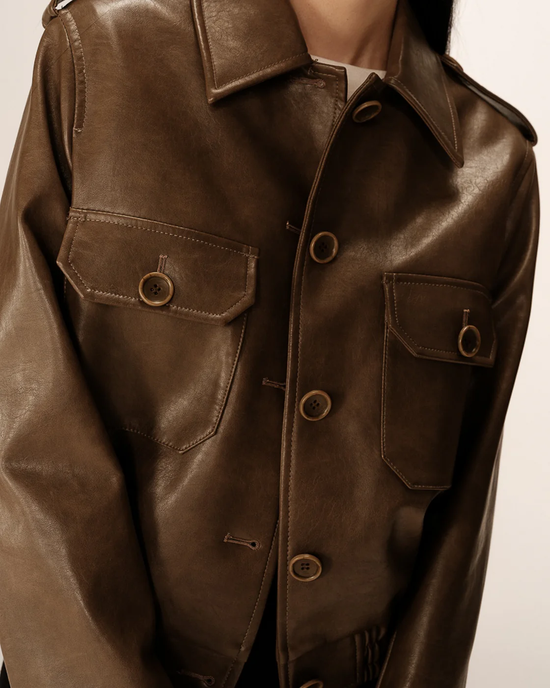 Blouson Perle - Kaki - Image 5