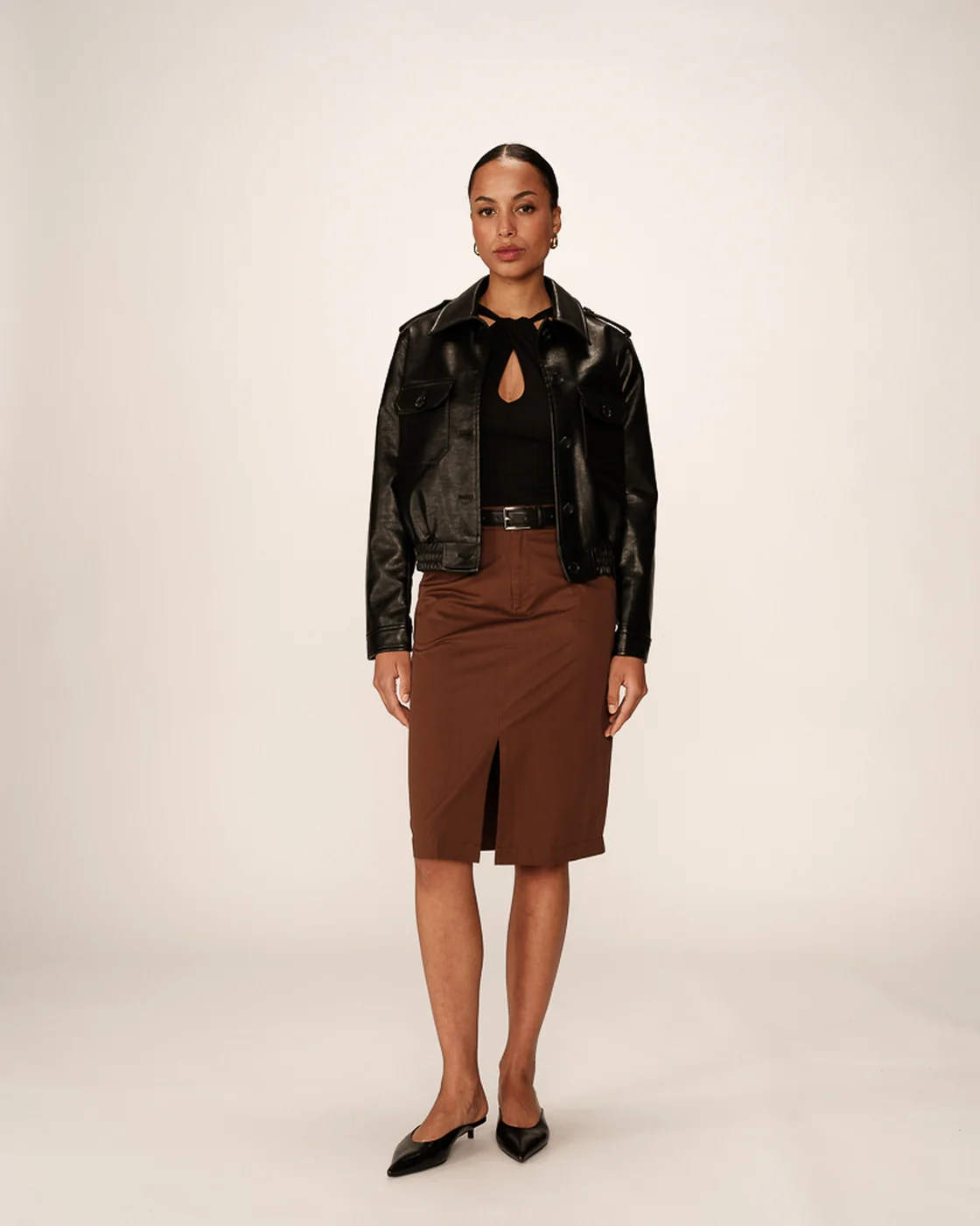 Blouson Perle - Noir - Image 4