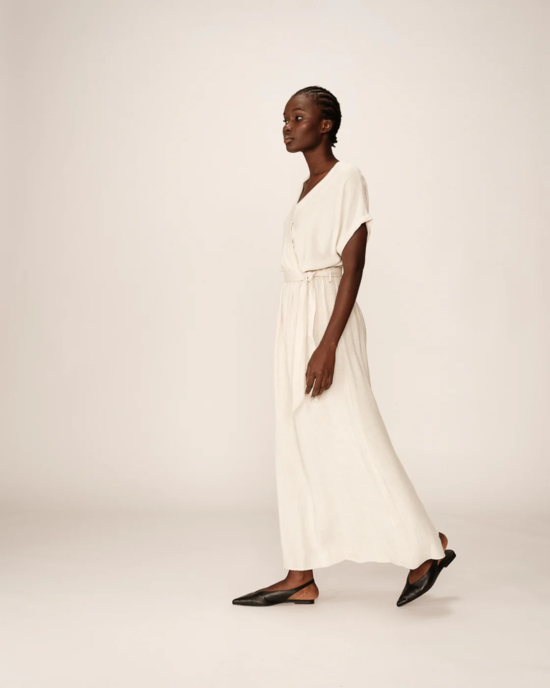 Robe Longue Pollen - Beige - Image 4