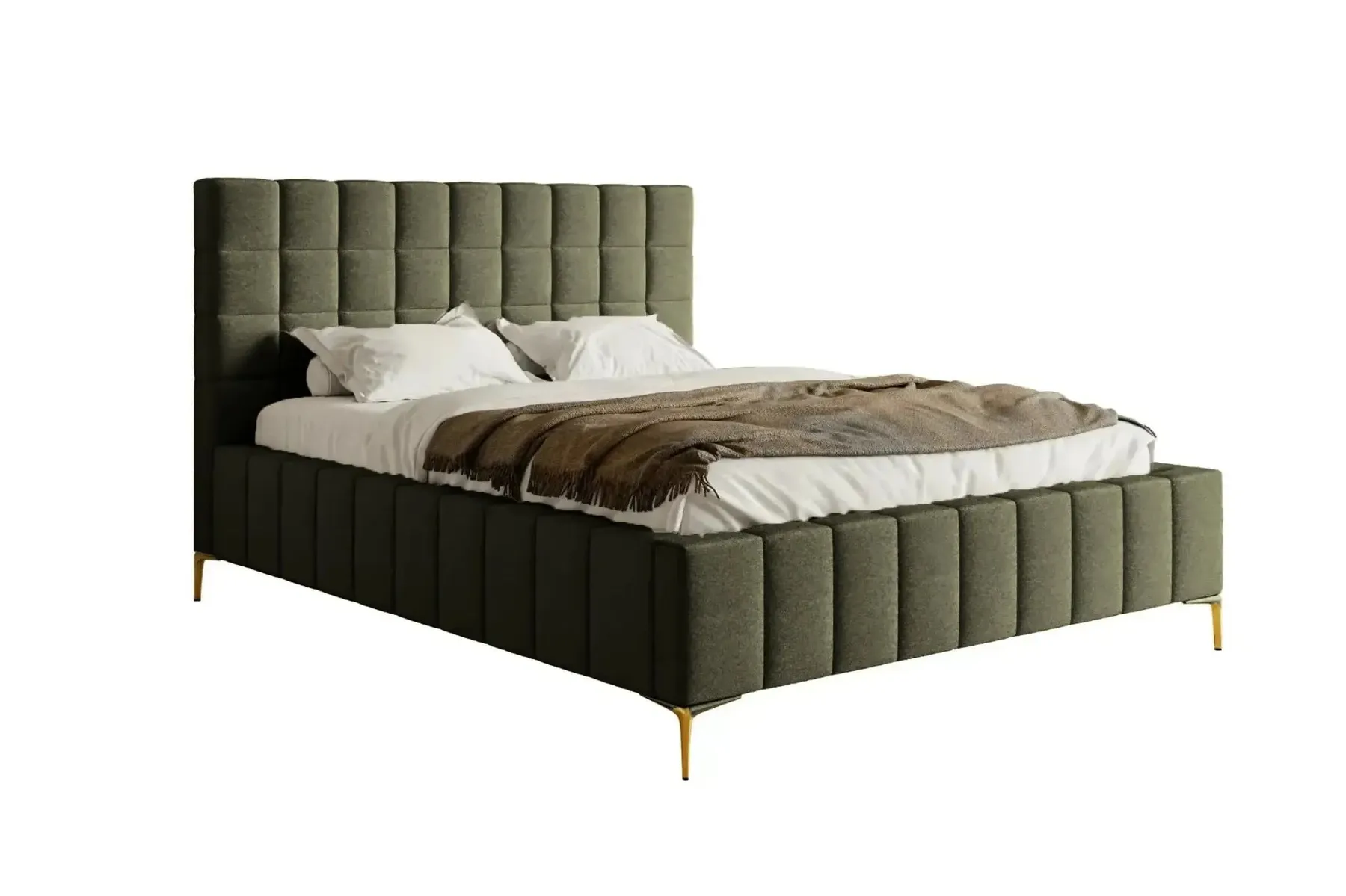 Gregoire - Lit Coffre Tissu Chiné 140X200Cm - Image 68
