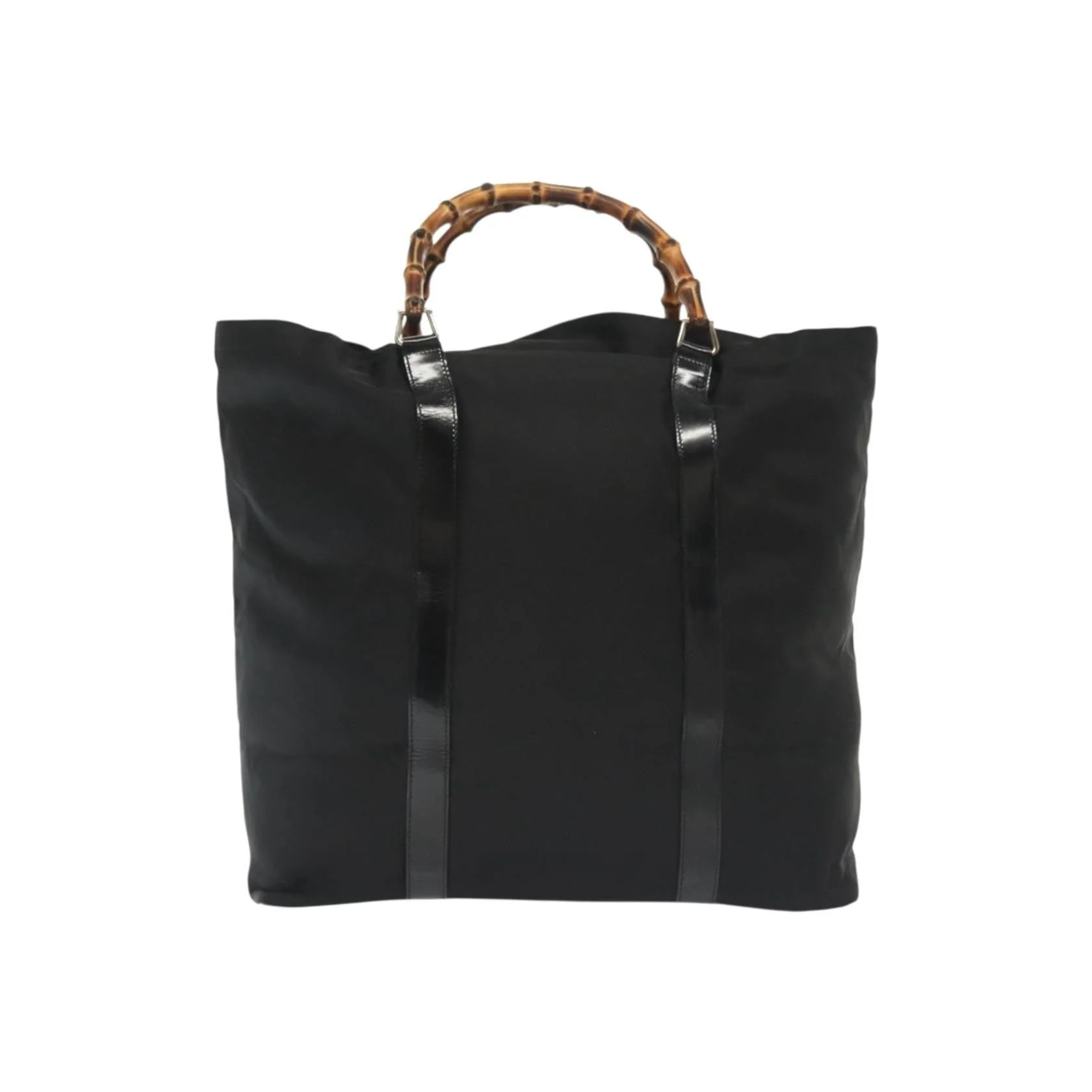 Tote Bag Quotidien Gucci Bamboo - Black - Image 2