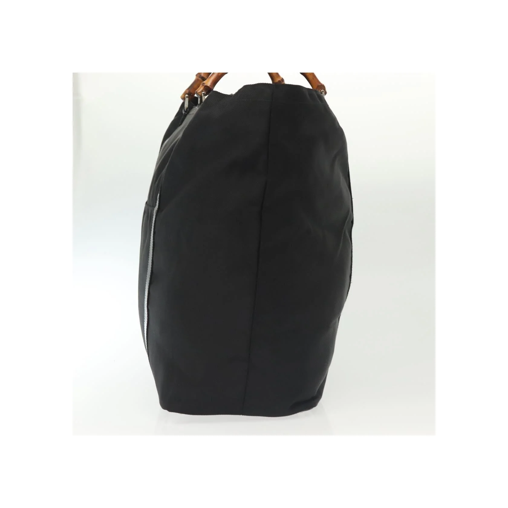 Tote Bag Quotidien Gucci Bamboo - Black - Image 3