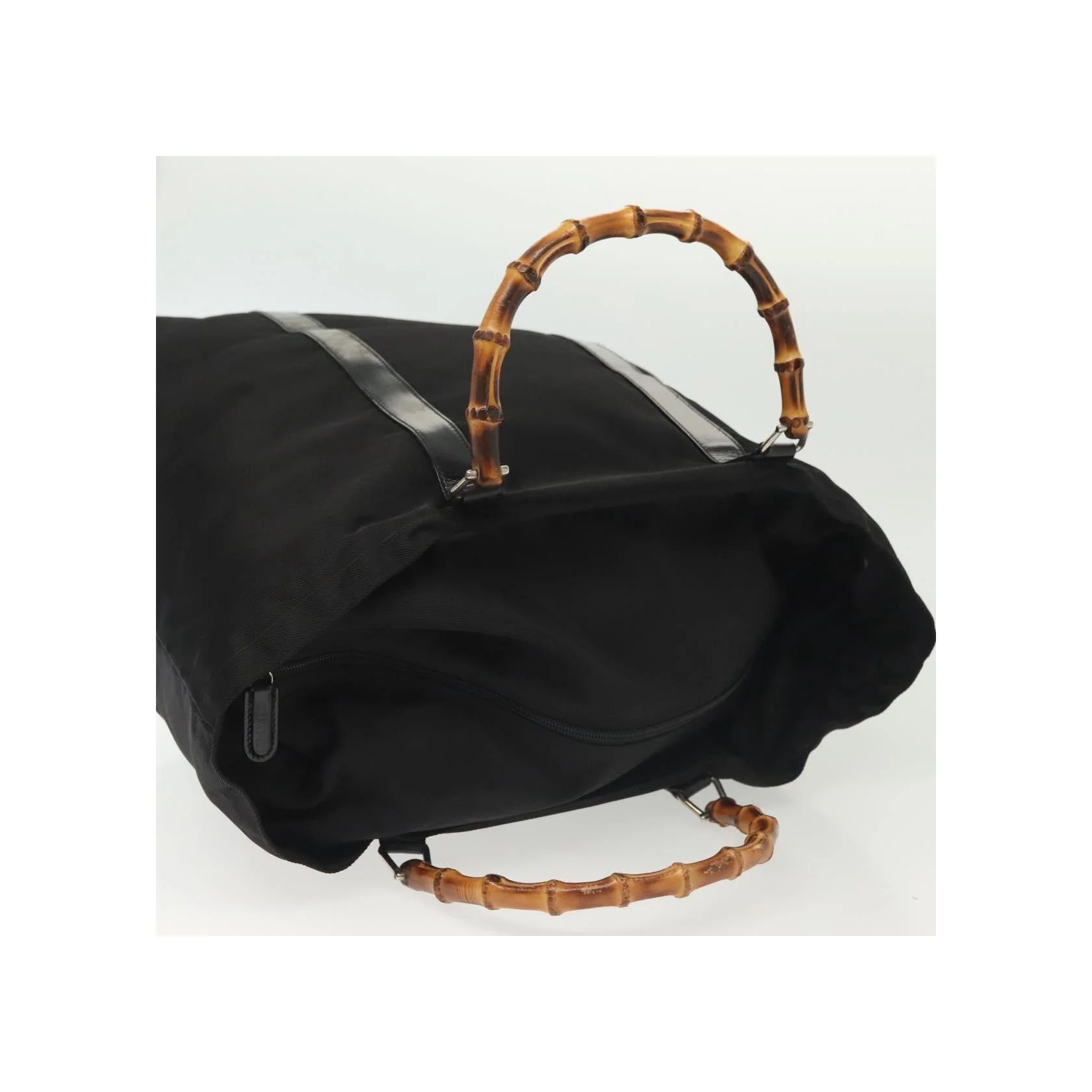 Tote Bag Quotidien Gucci Bamboo - Black - Image 6