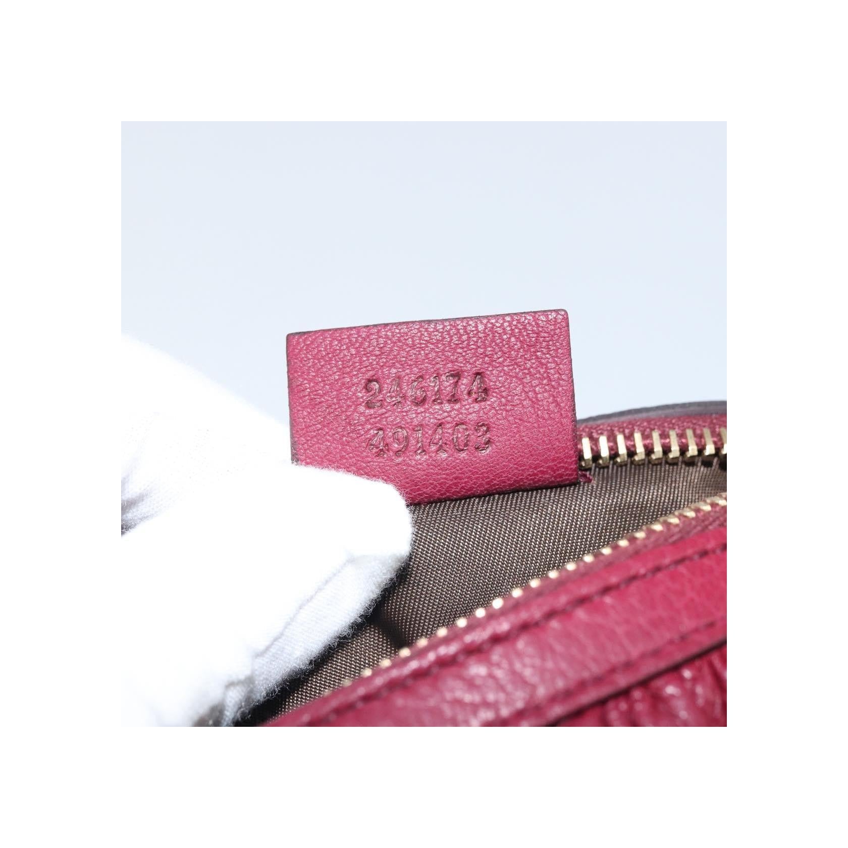 Pochette Gucci Bamboo - Purple - Image 7