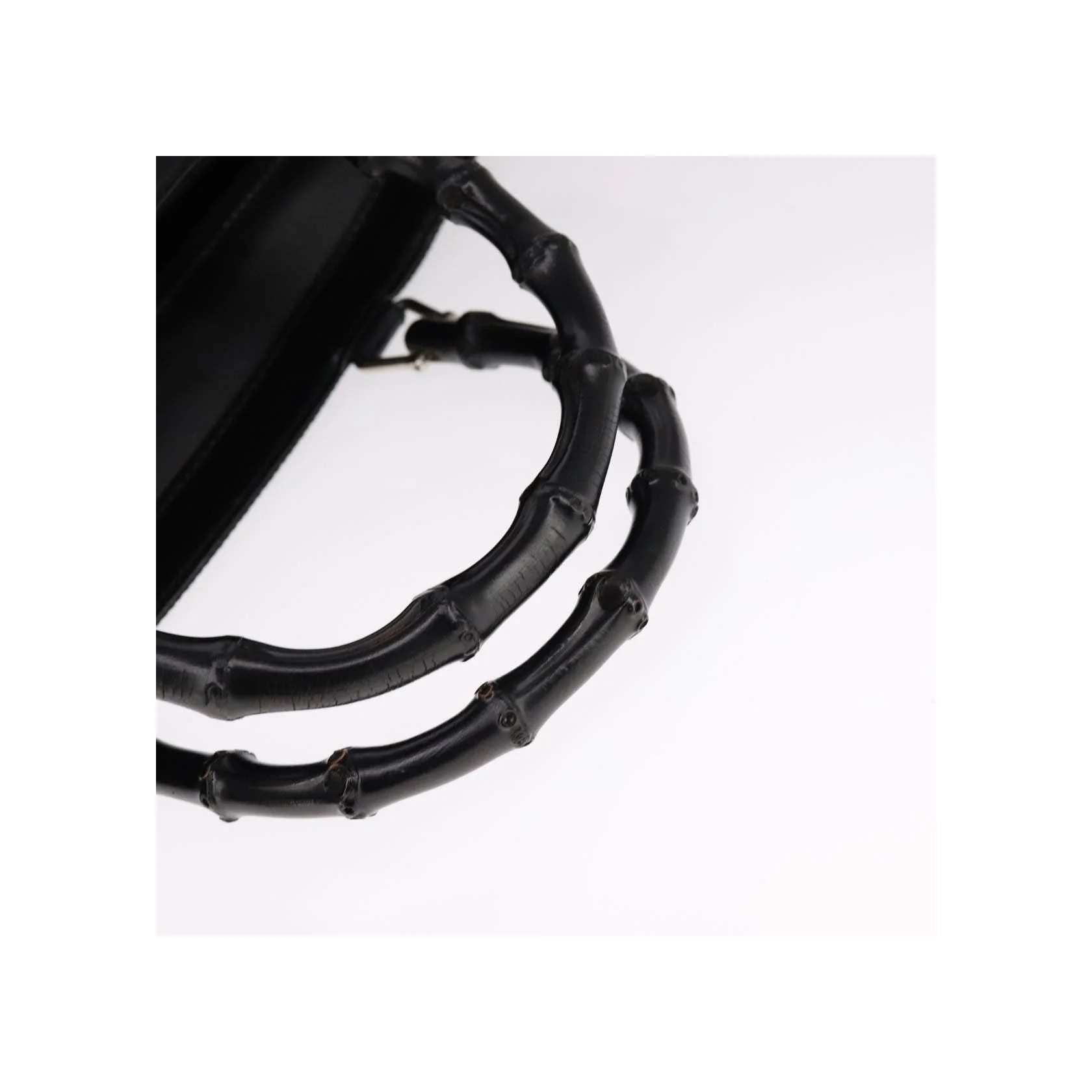 Tote Zippé Gucci Bamboo Convertible - Black - Image 8