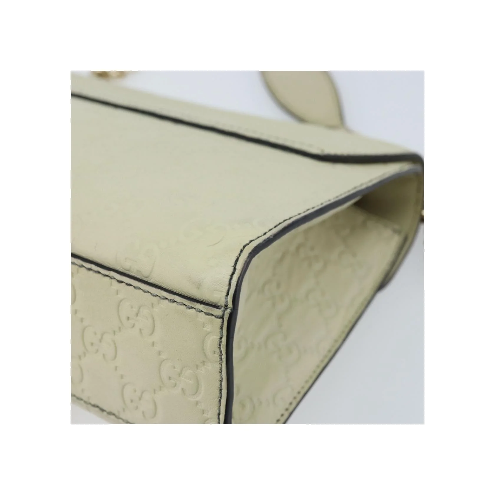 Sac À Rabat Chaîne Gucci Emily - Beige - Image 10