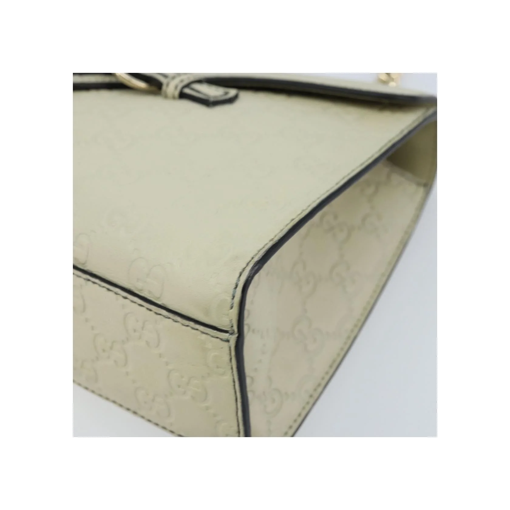 Sac À Rabat Chaîne Gucci Emily - Beige - Image 11