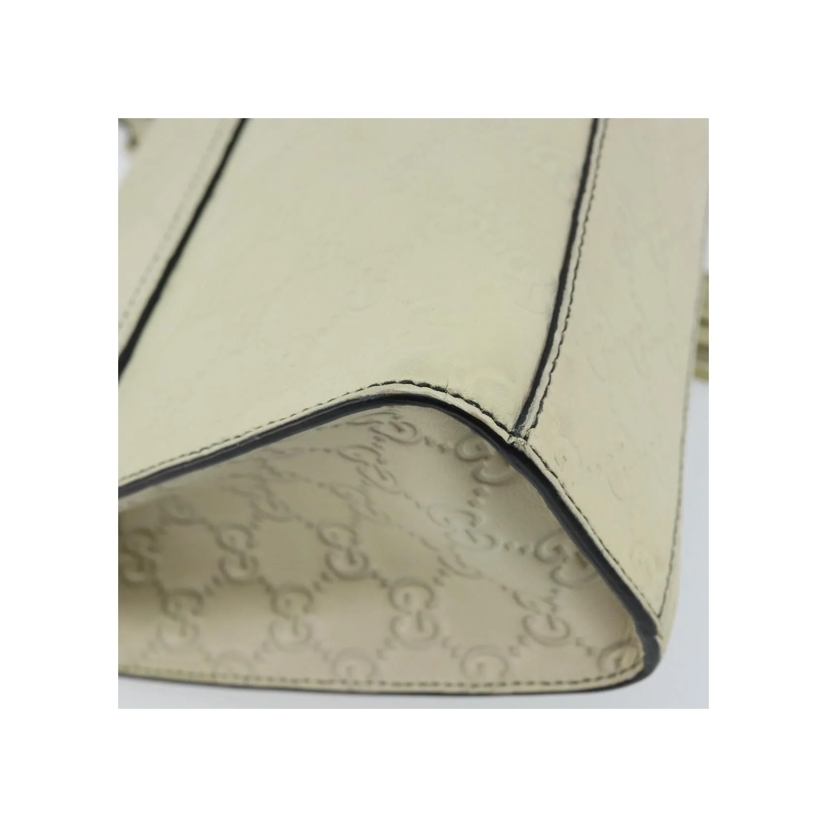 Sac À Rabat Chaîne Gucci Emily - Beige - Image 9