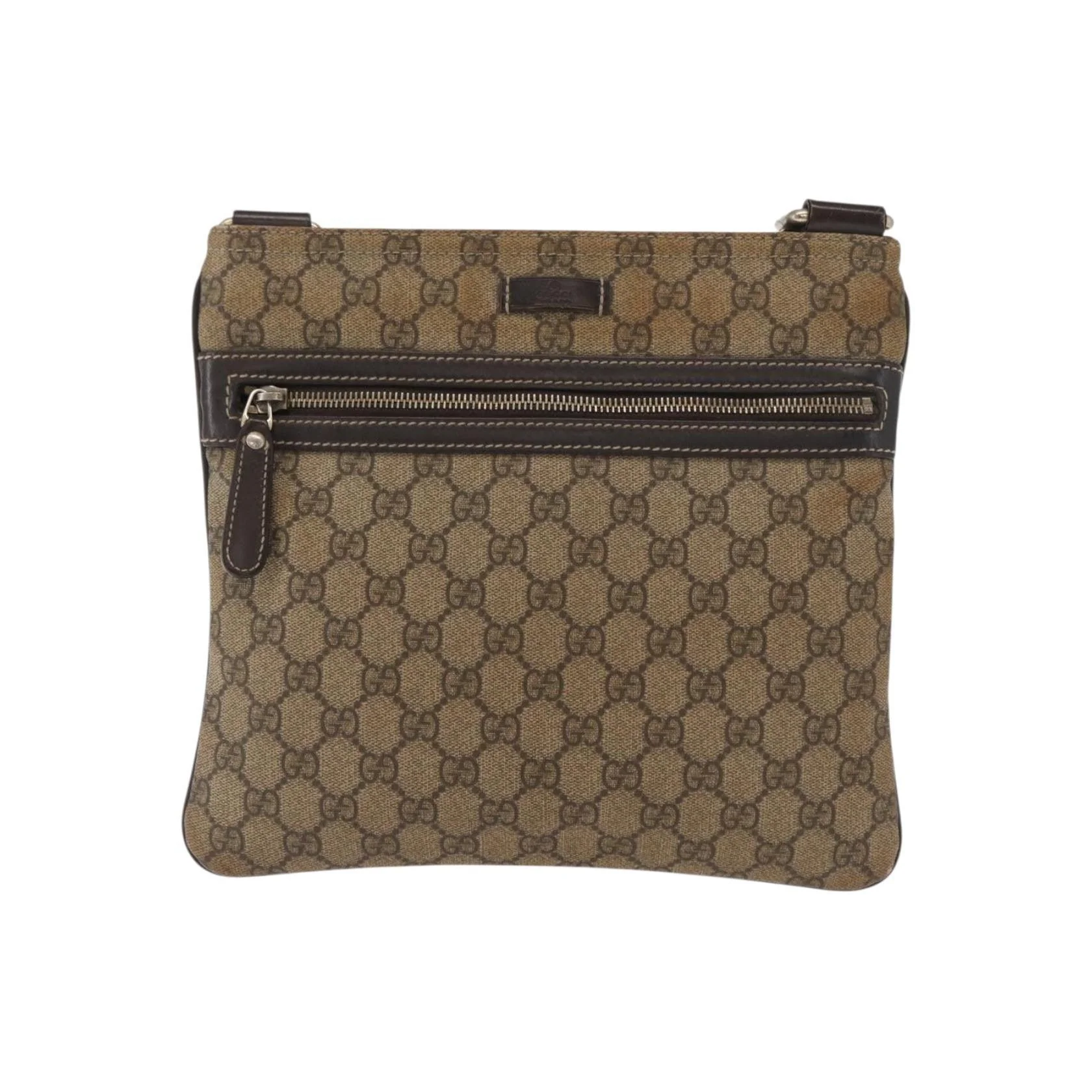 Sac Messager Plat Gucci - Beige - Image 19