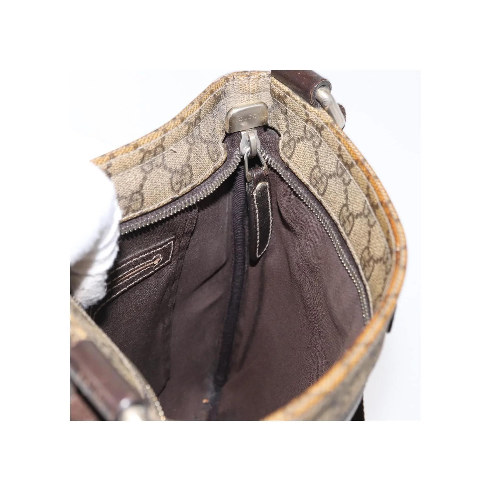 Sac Messager Plat Gucci - Beige - Image 20