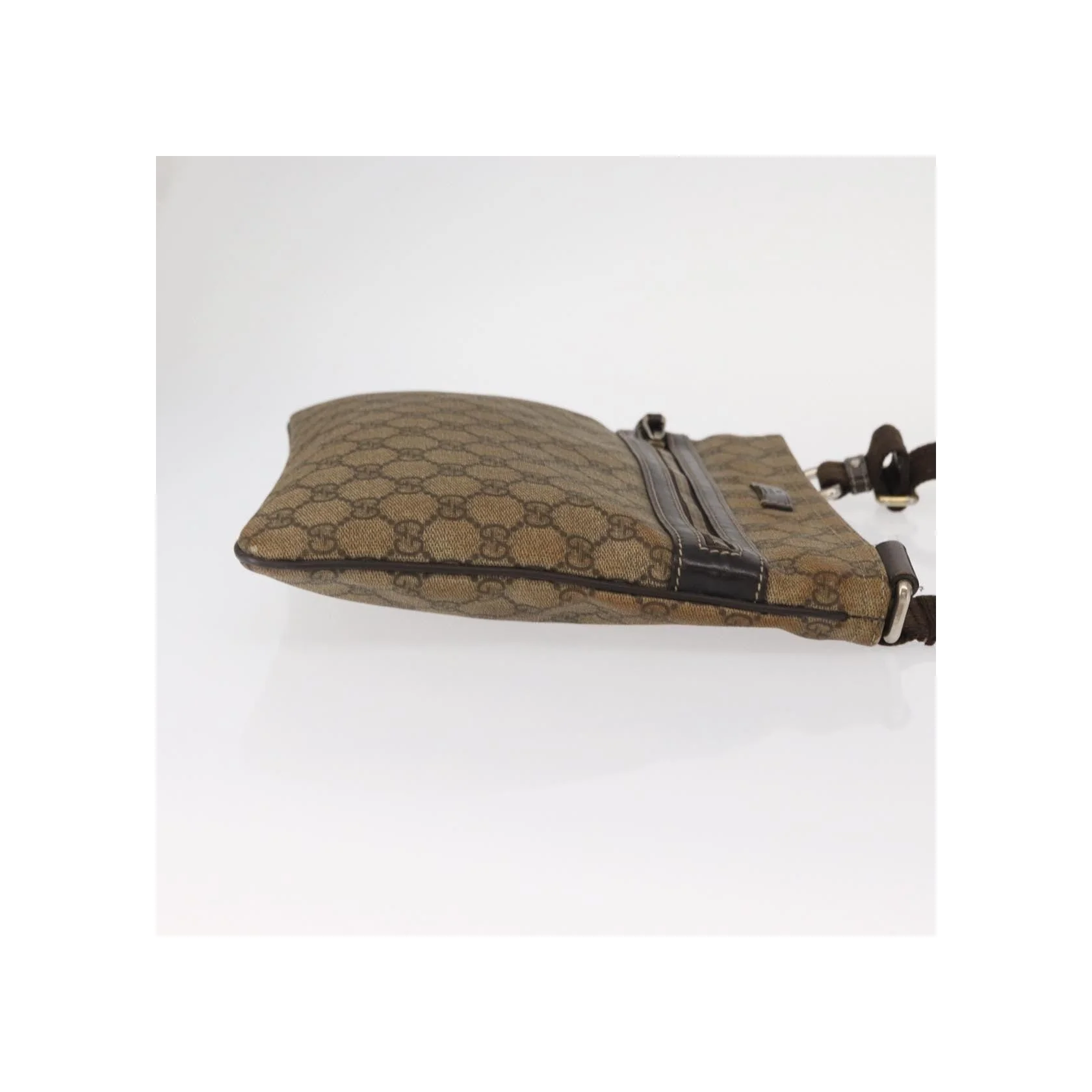 Sac Messager Plat Gucci - Beige - Image 3