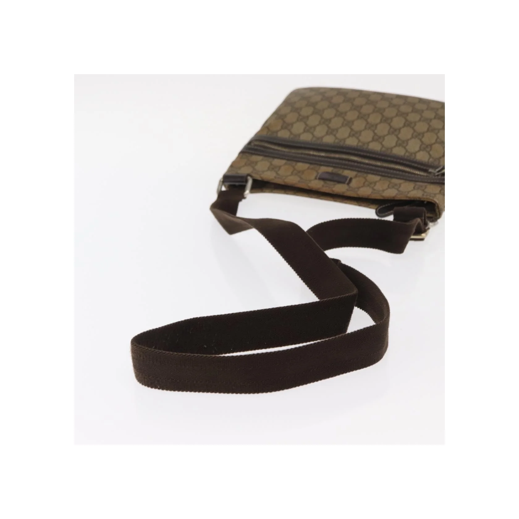 Sac Messager Plat Gucci - Beige - Image 8