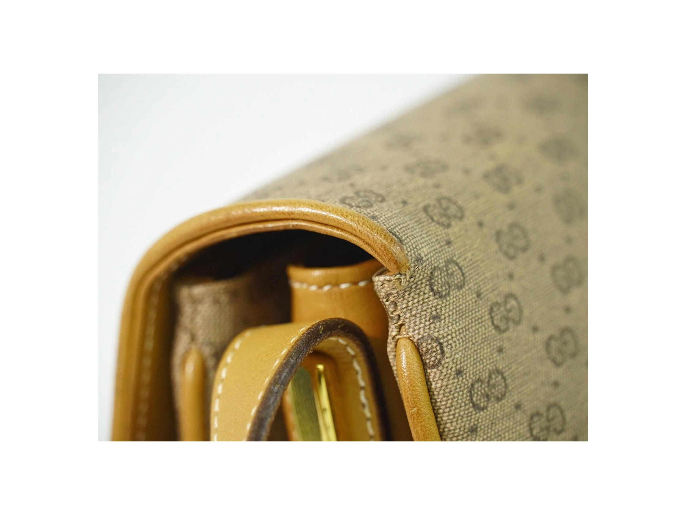 Pochette Porté Croisé Gucci Gg Marmont - Beige - Image 10