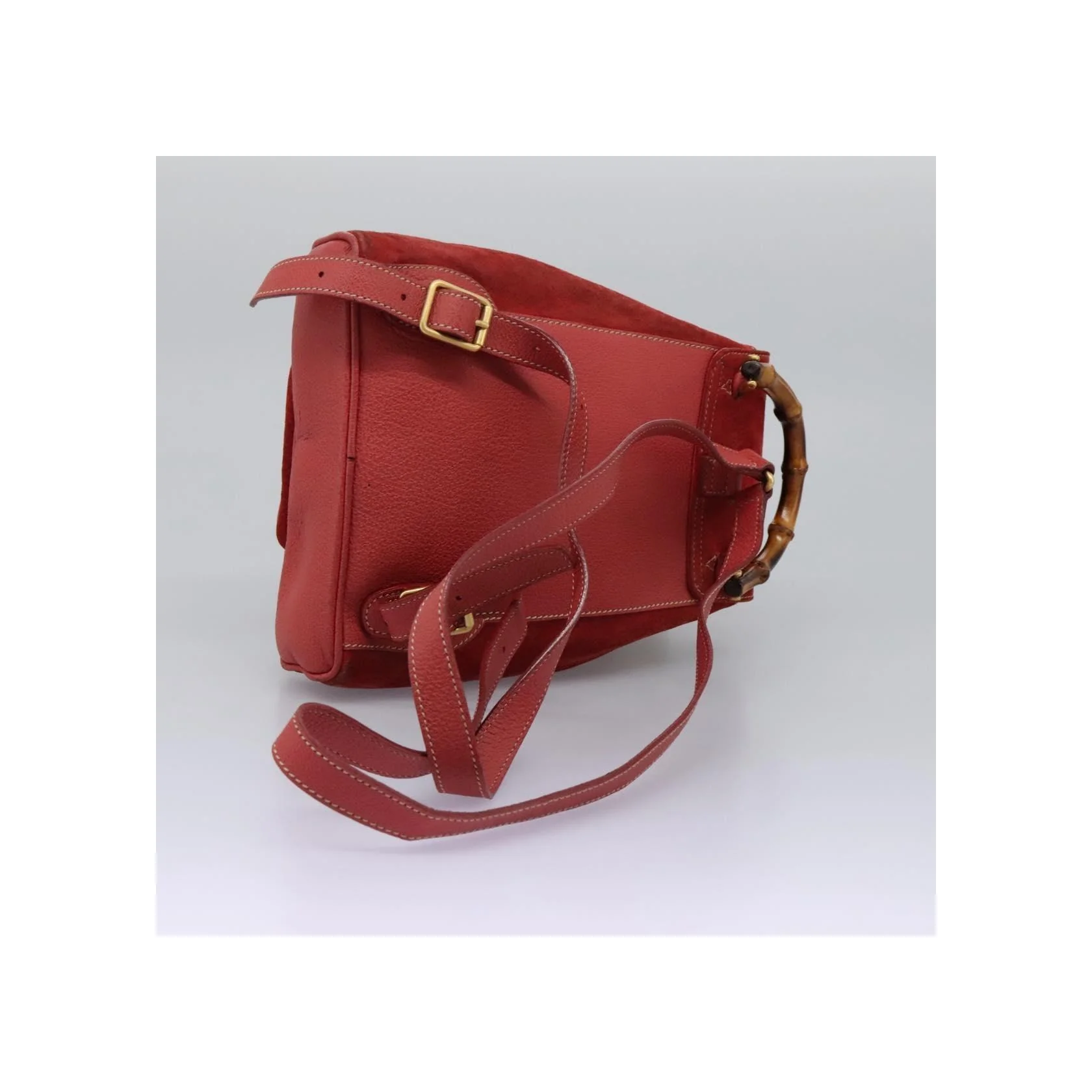 Sac À Dos Gucci Bamboo - Red - Image 16