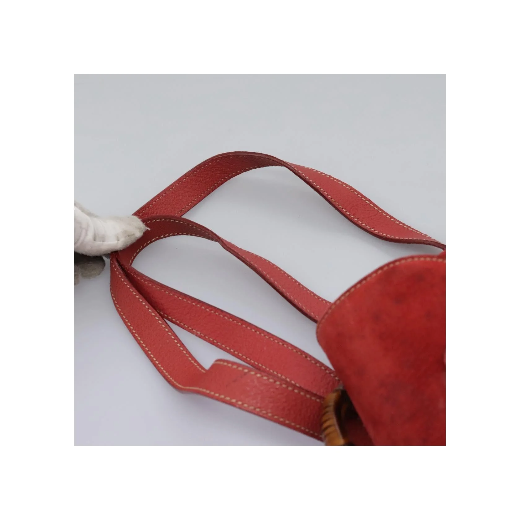 Sac À Dos Gucci Bamboo - Red - Image 19