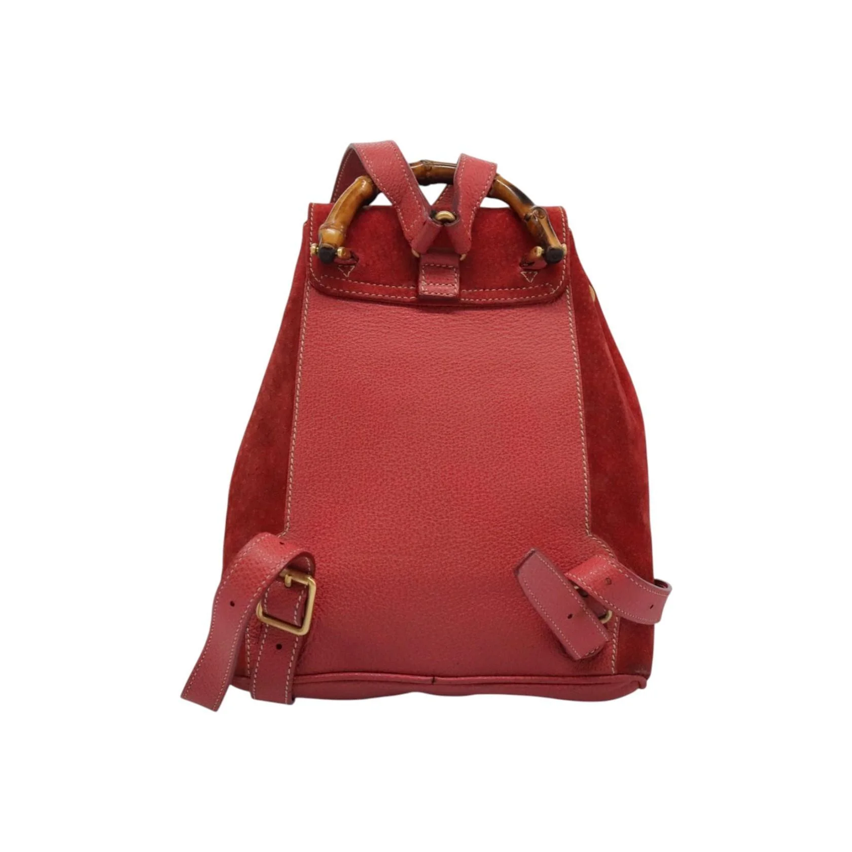 Sac À Dos Gucci Bamboo - Red - Image 2