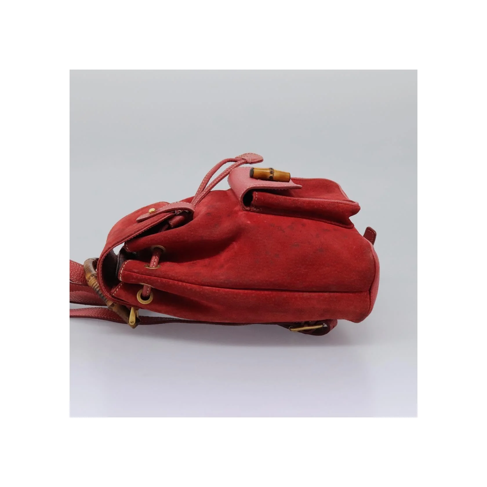 Sac À Dos Gucci Bamboo - Red - Image 3