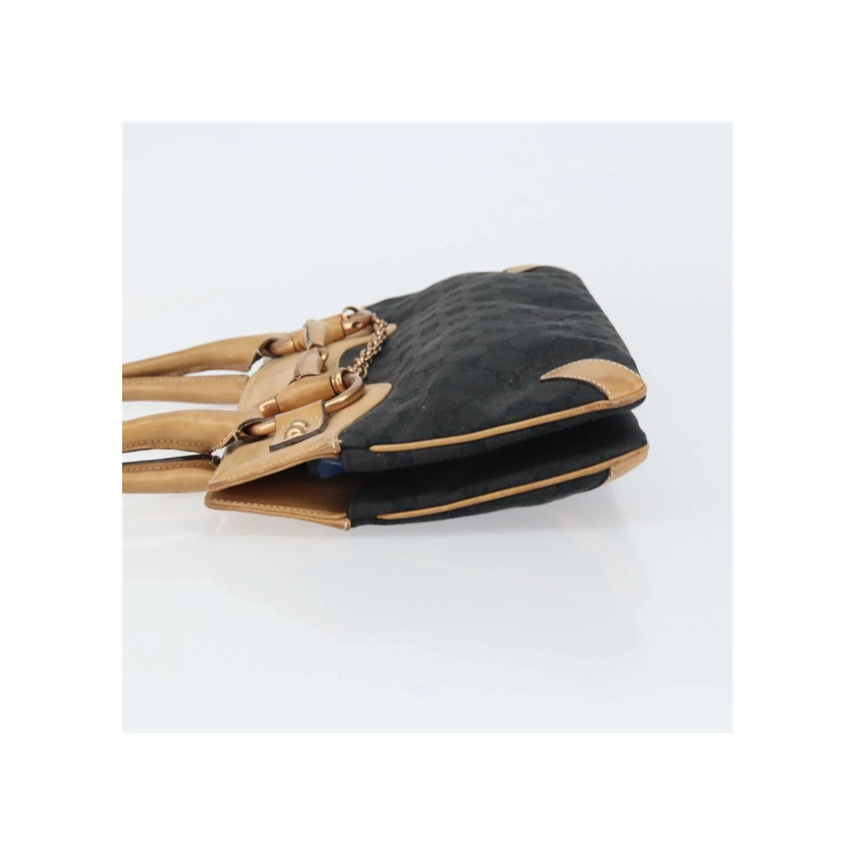 Tote Bag Gucci Horsebit Bracket - Black - Image 4