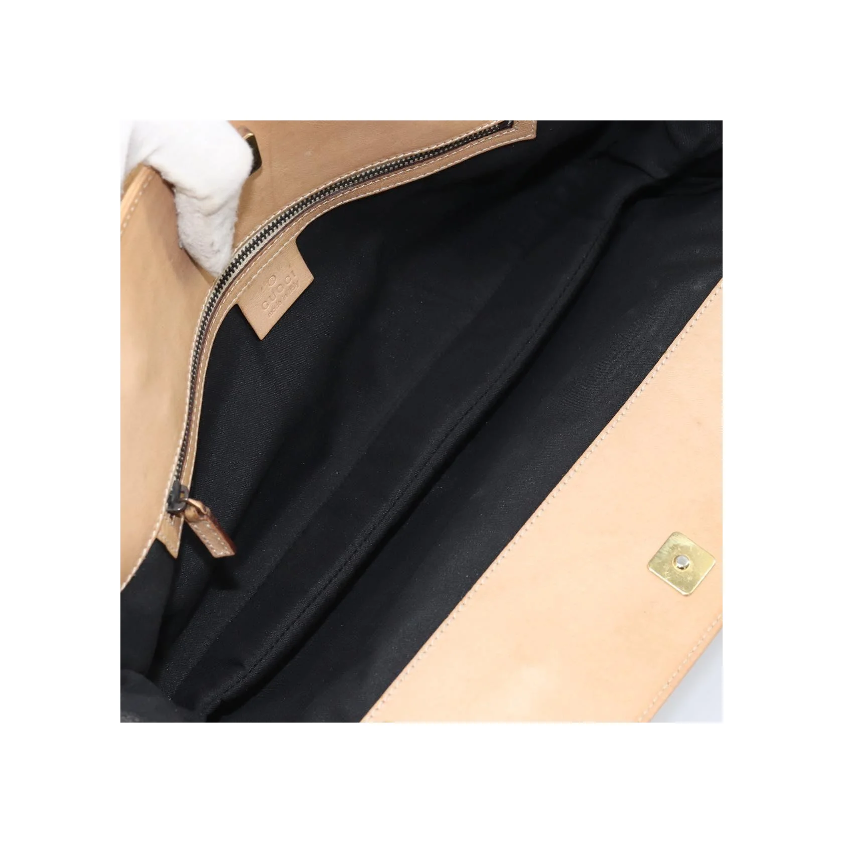 Tote Bag Gucci Horsebit Bracket - Black - Image 5