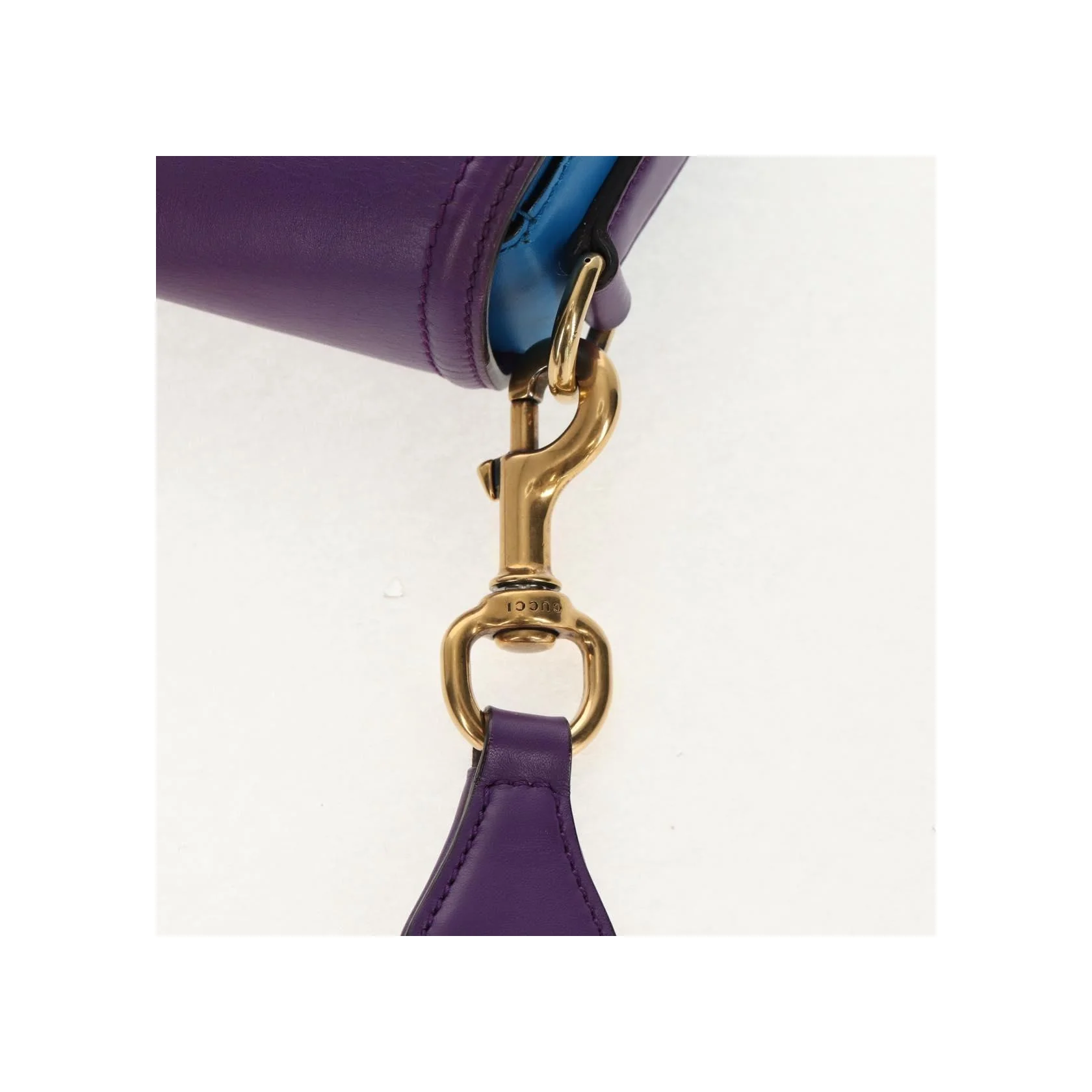 Sac À Bandoulière Gucci Lady Web - Blue - Image 13