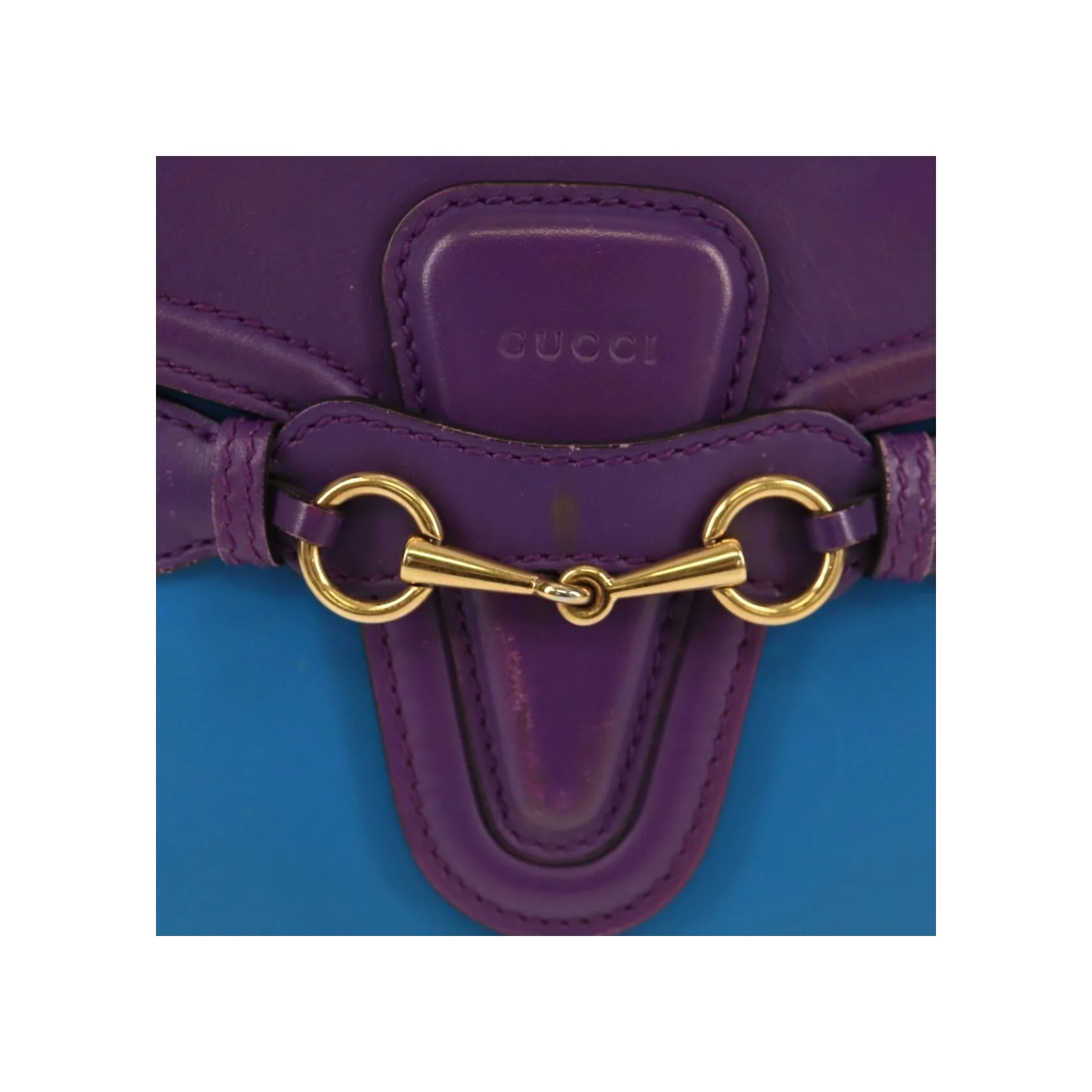 Sac À Bandoulière Gucci Lady Web - Blue - Image 14
