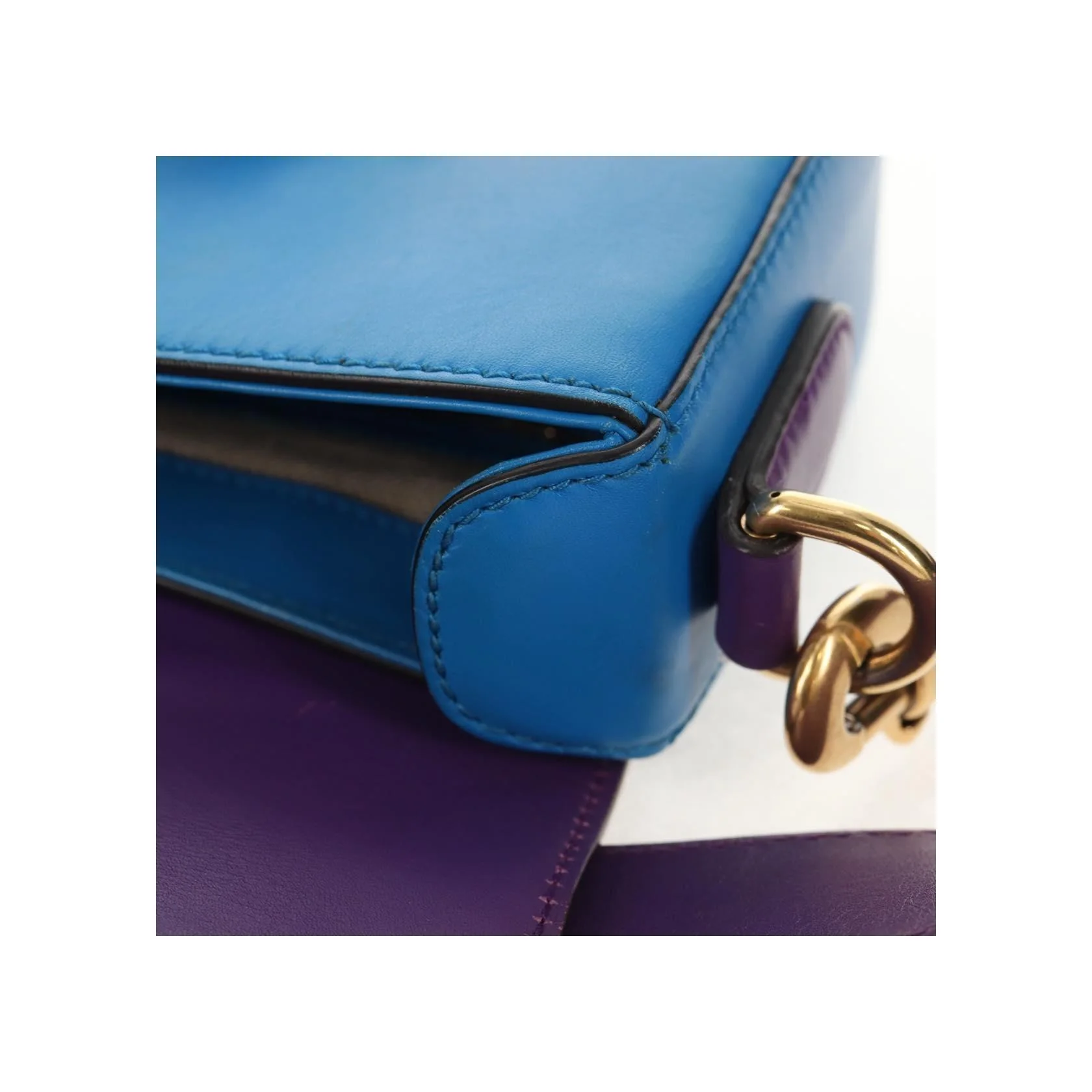 Sac À Bandoulière Gucci Lady Web - Blue - Image 15