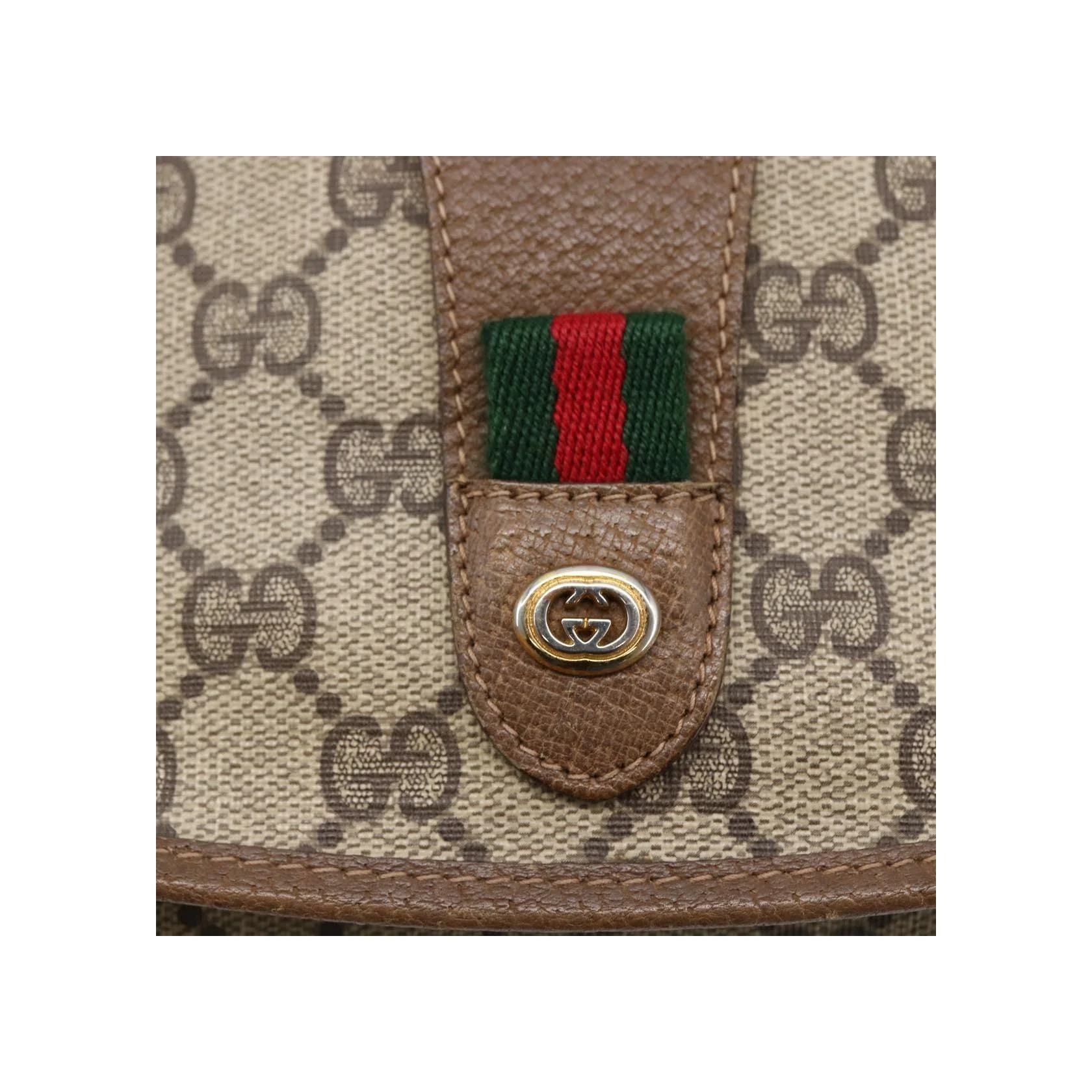 Pochette Gucci Sherry Line - Beige - Image 12
