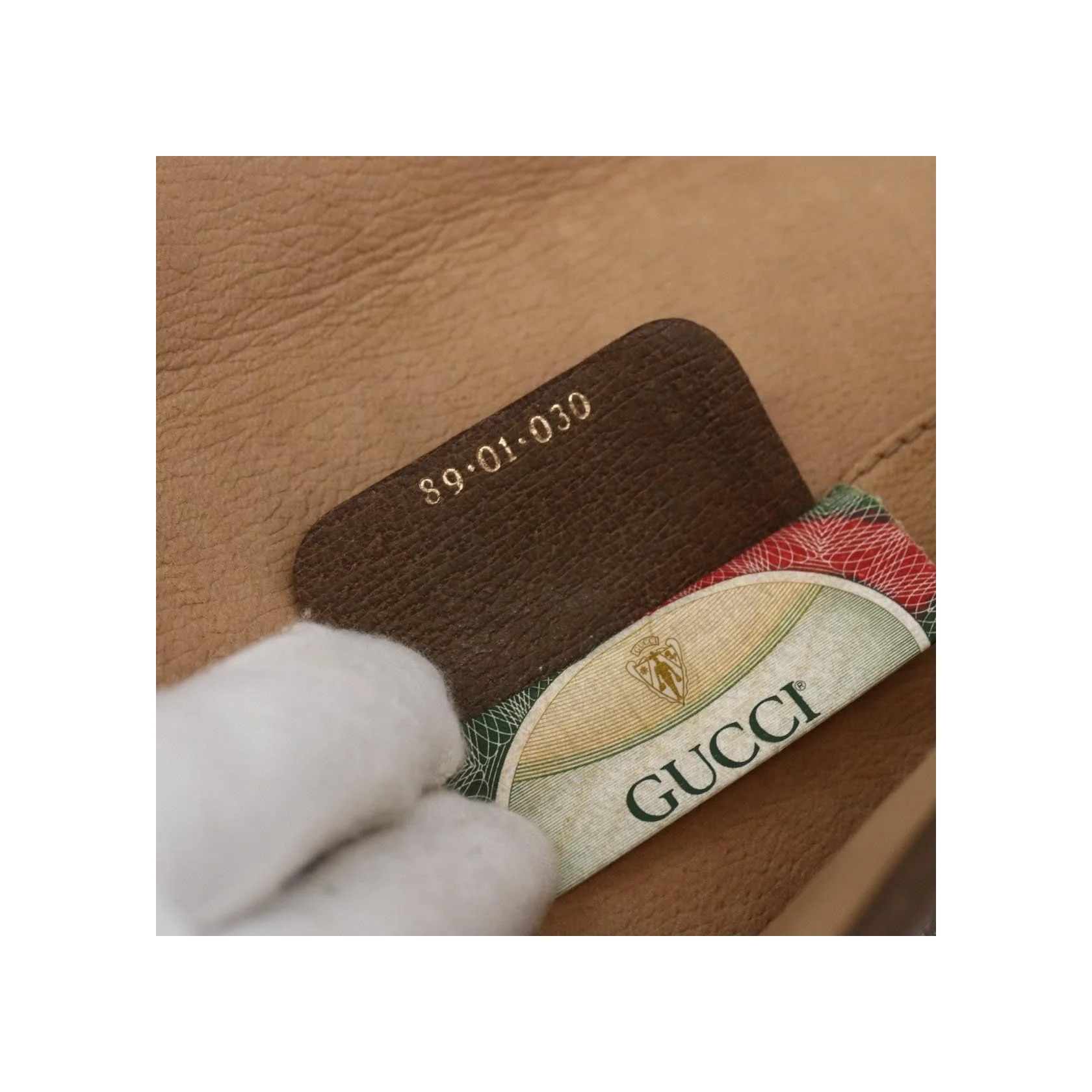 Pochette Gucci Sherry Line - Beige - Image 7