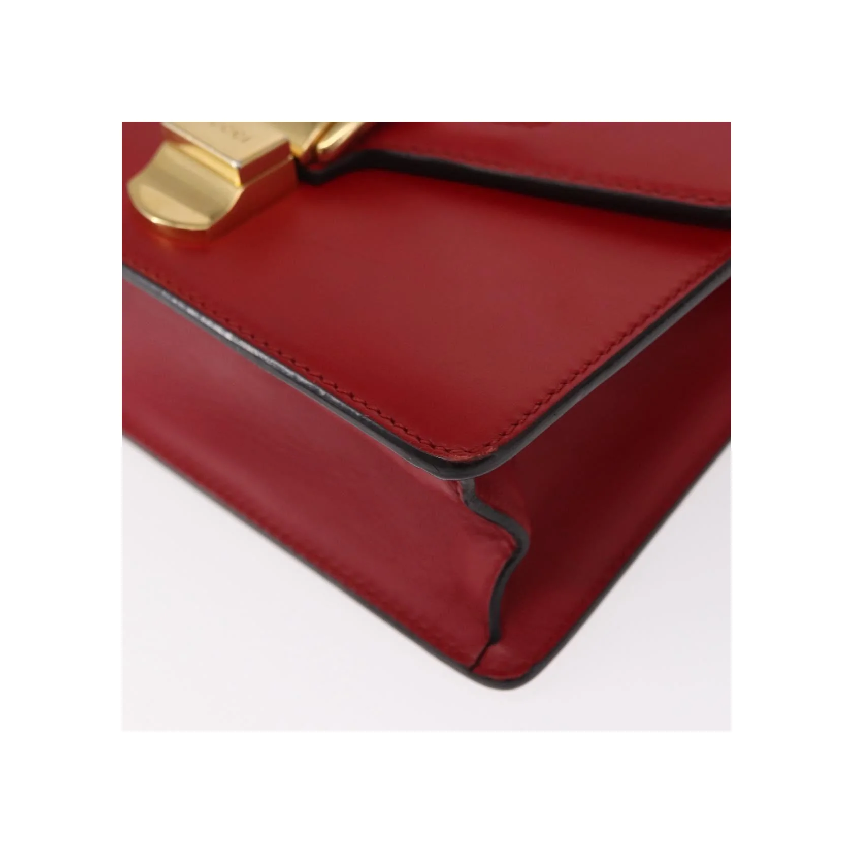 Sac À Bandoulière Gucci Sylvie Chaîne - Red - Image 10